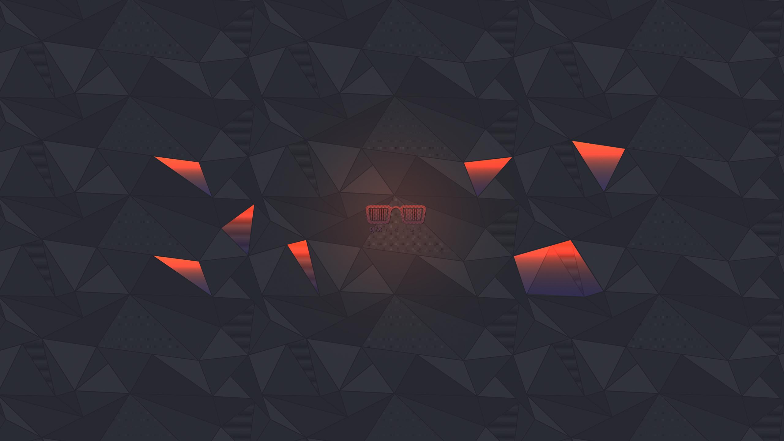 2560x1440 Red Banner Wallpaper