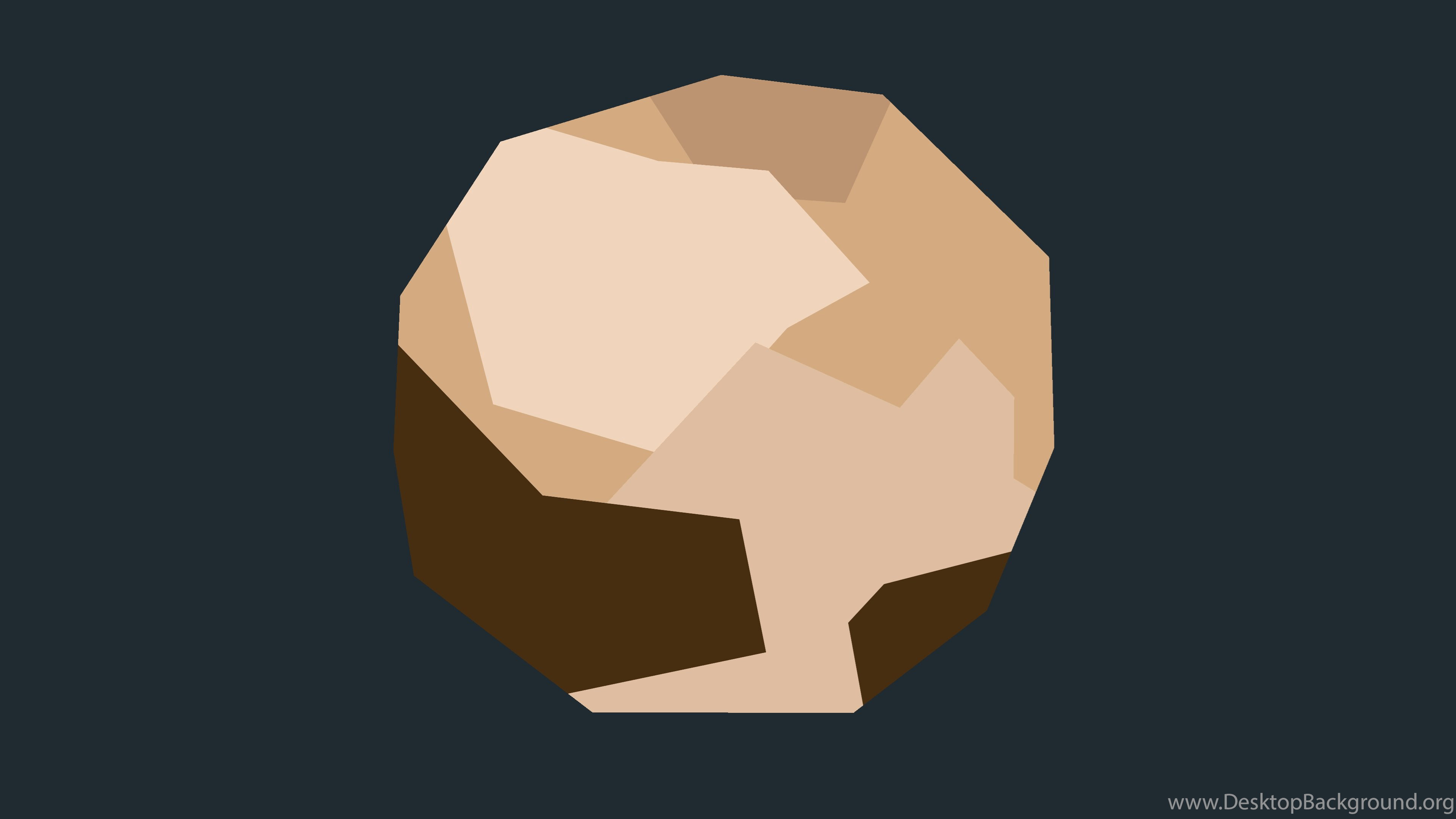 3840x2160 4K Minimalistic Pluto Wallpaper. : Wallpaper Desktop Background