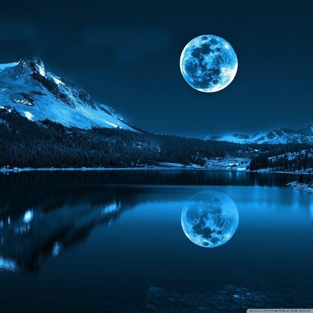 1024x1024 all best picos: Moon Night Wallpaper. Picture