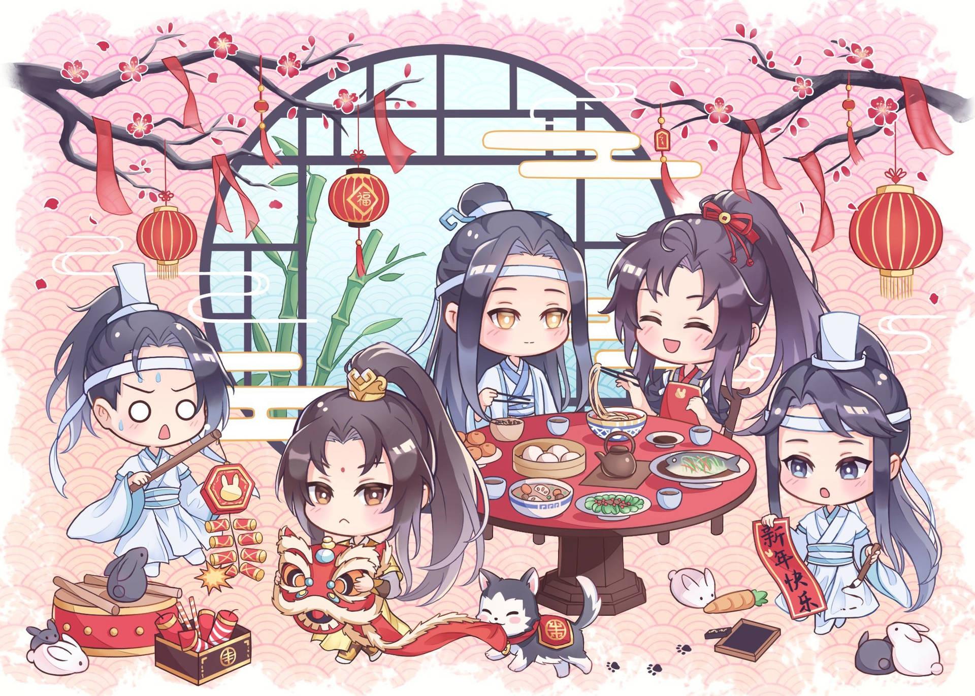 Download Mo Dao Zu Shi Wangxian Lovers Wallpaper