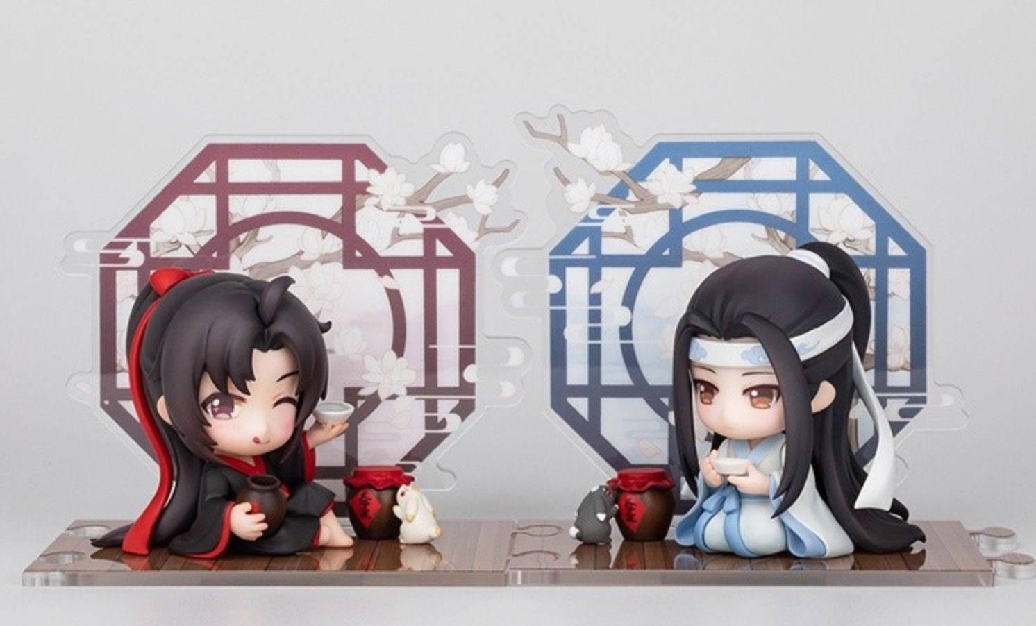 1492x902 Download Mo Dao Zu Shi Wangxian Chibi Figurines Wallpaper