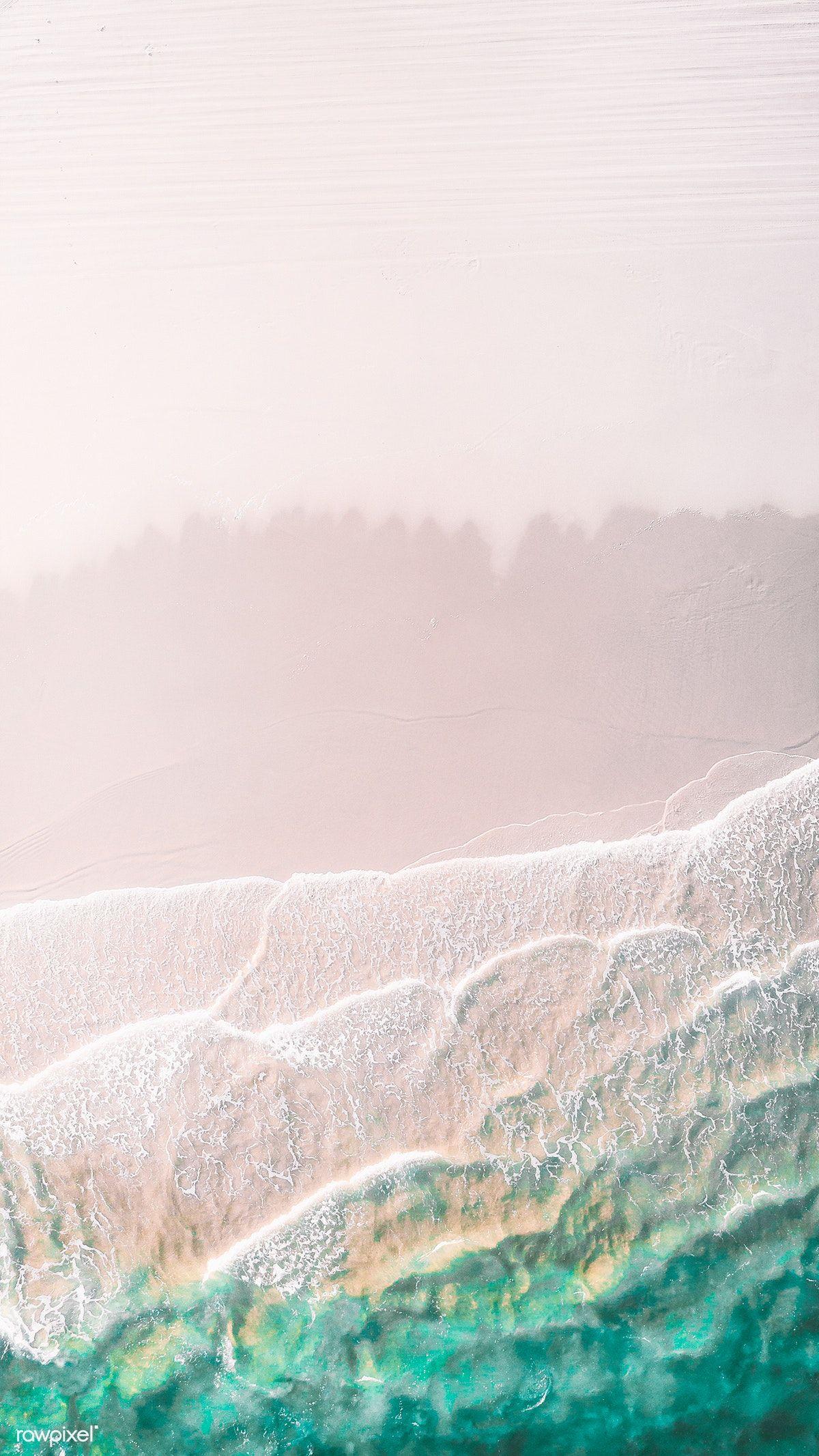 1200x2133 White sand beach mobile phone wallpaper drone shot / Luke Stackpoole. Playa fondos, Fondo de pantalla verano, Papel mural de playa