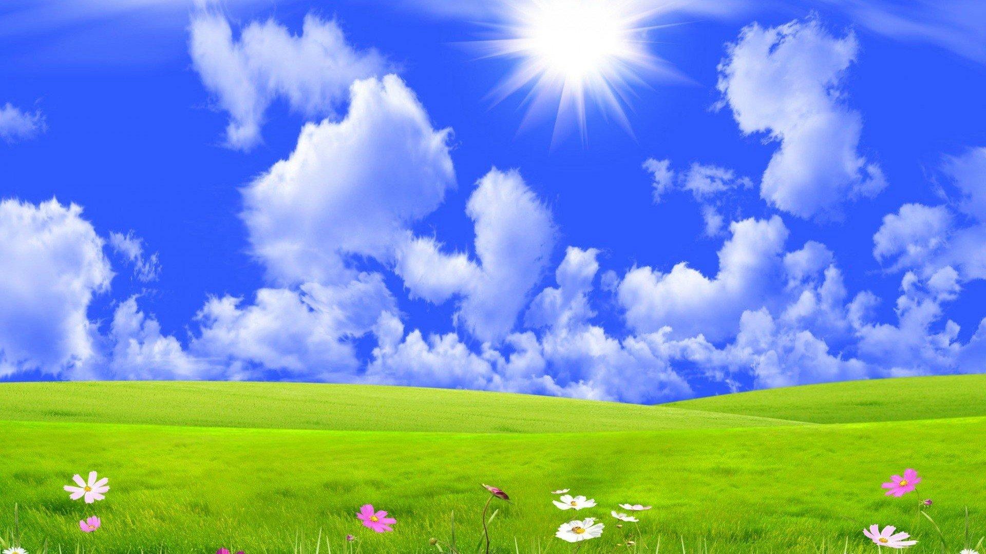 1920x1080 Beautiful Sun Sky Nature HD wallpaper