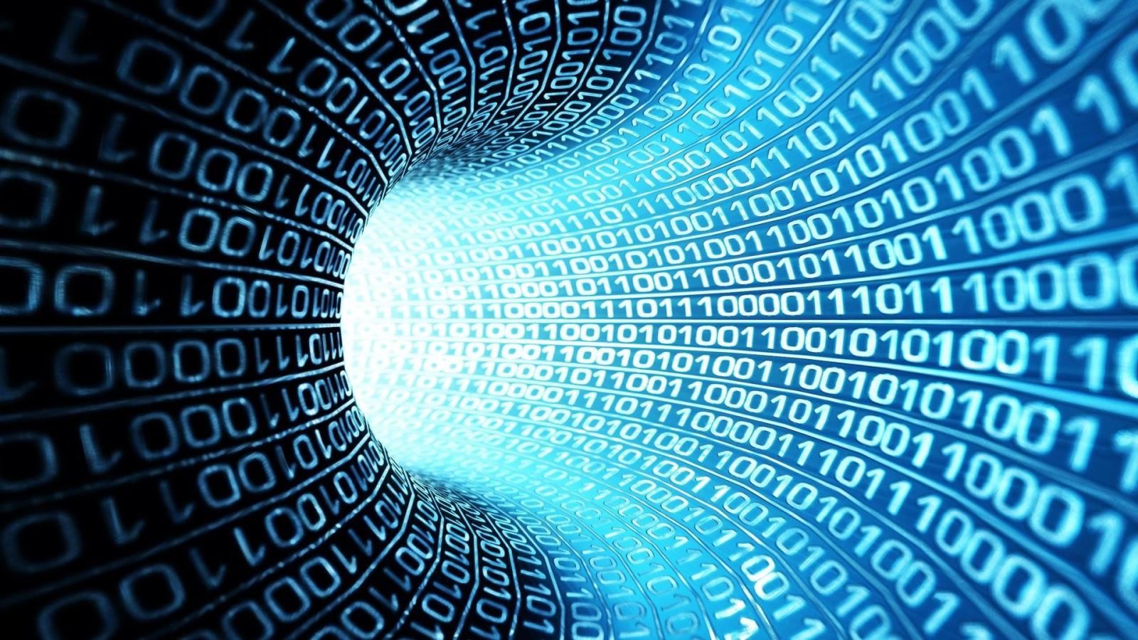 1600x900 Digital computer tunnel Desktop wallpaper 1600x900