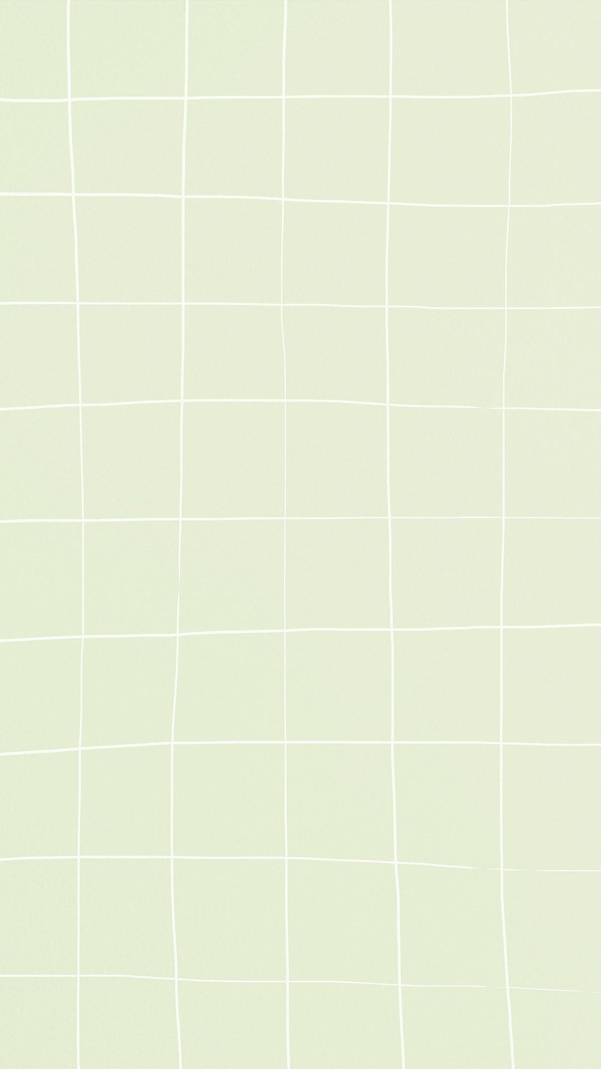 1200x2134 Download free illustration of Grid pattern light green square geometric background deformed by Nunny. Grid wallpaper, iPhone wallpaper green, Minimalist wallpaper