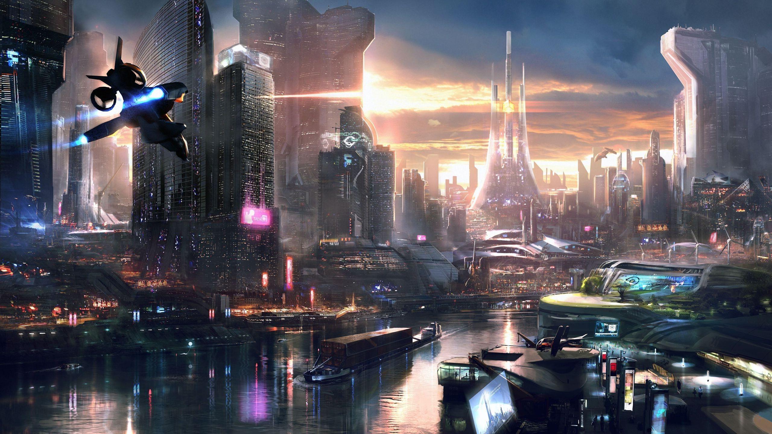 2560x1440 Remember Me, Video Games, City, Futuristic, Cityscape, Concept Art, Science Fiction Wallpaper HD / Desktop and Mobile Background