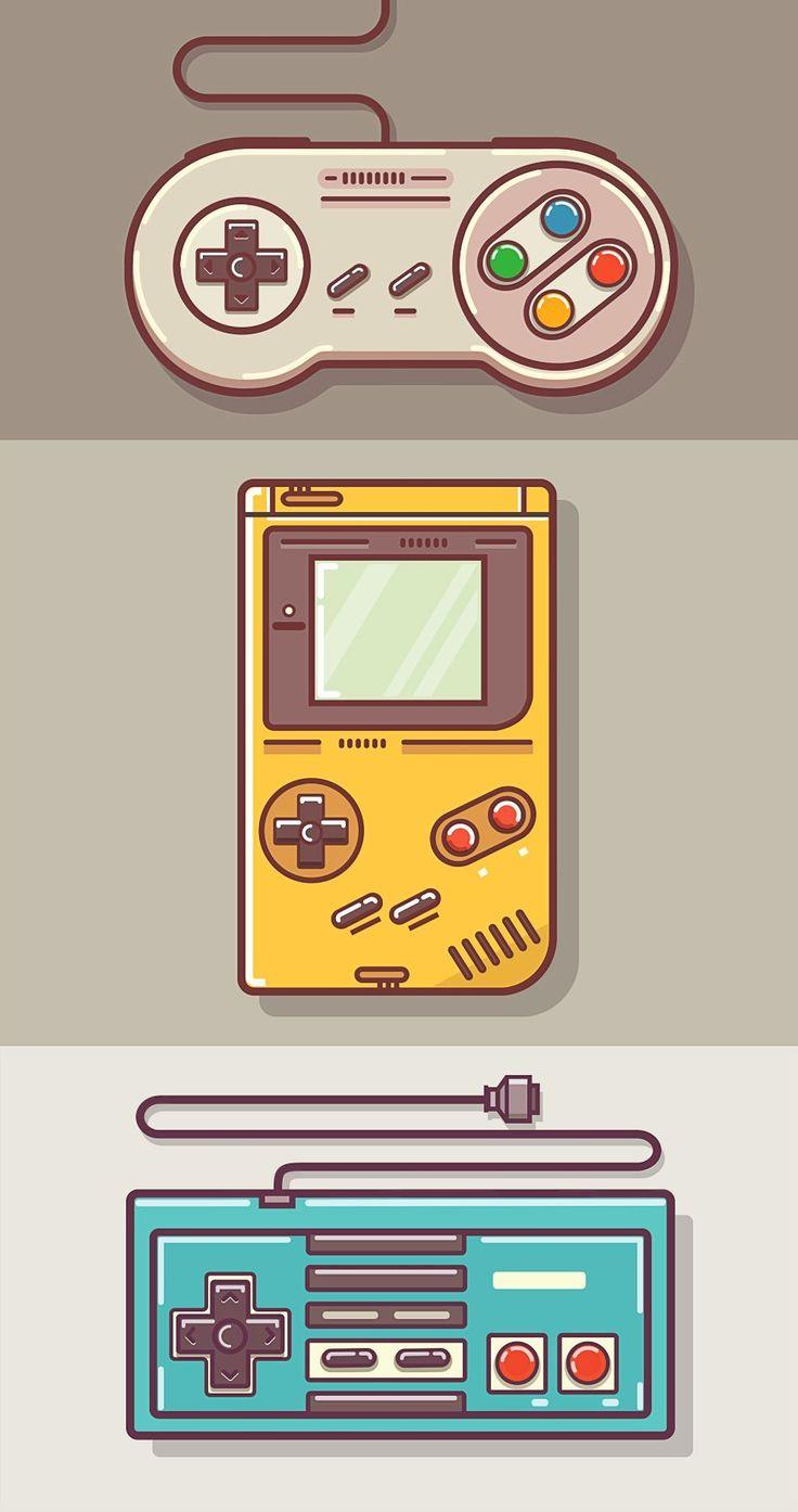 736x1394 WALLPAPERS AND MORE. Nintendo art, Graphic design trends, Gameboy