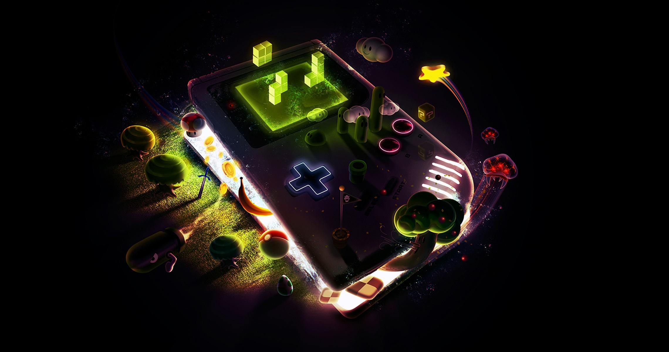 2280x1200 Artistic, Game Boy Gallery HD Wallpaper