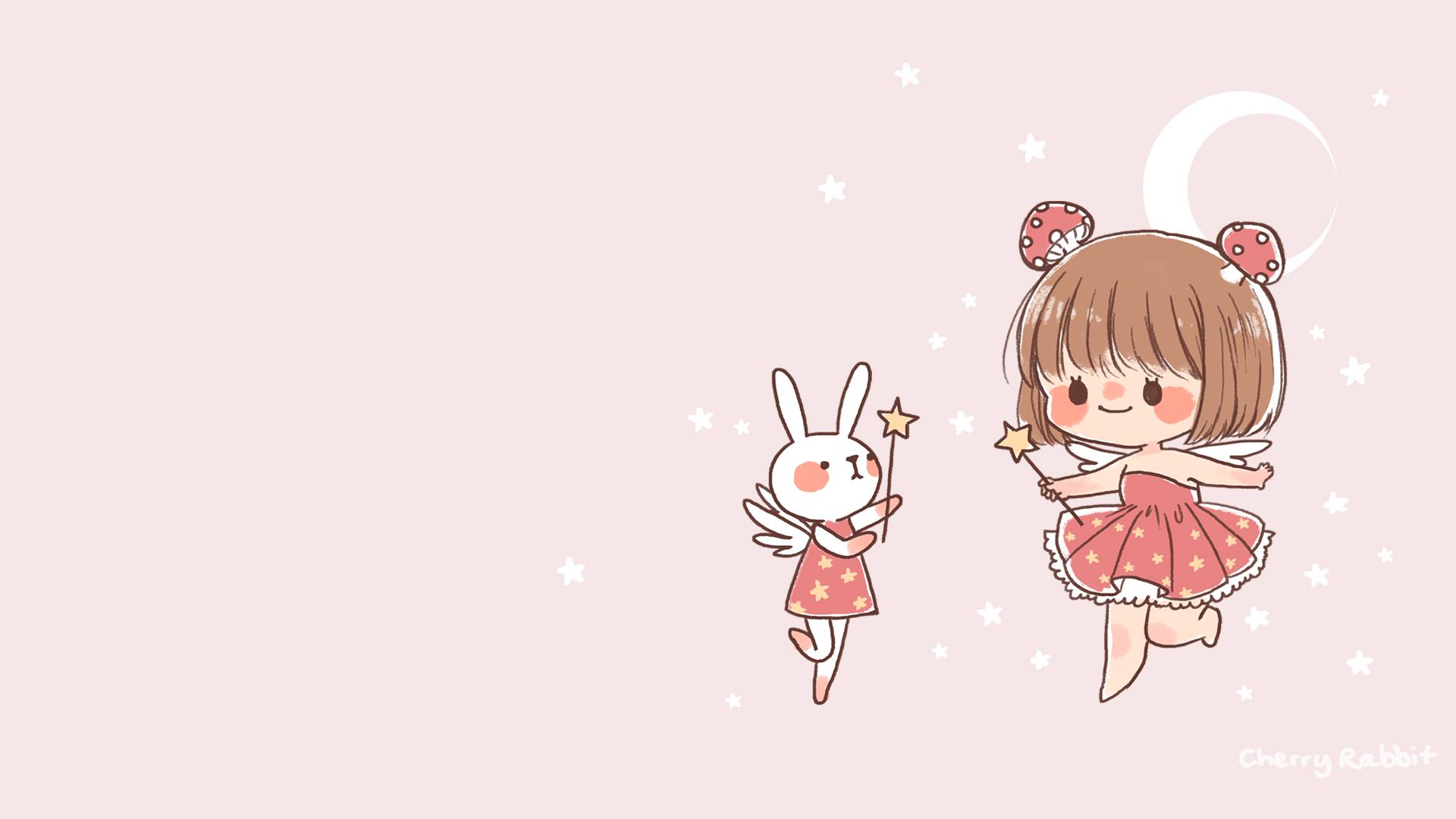 1920x1080 Mushroom Anime Aesthetic Wallpaper