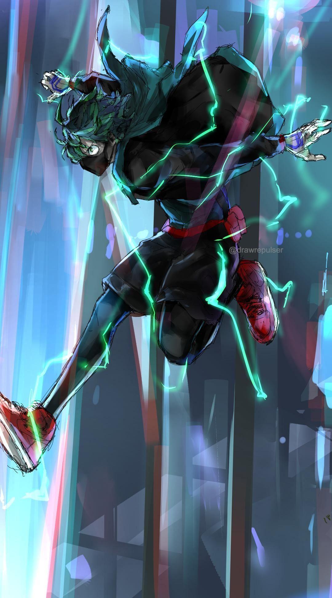 1080x1946 Supreme Anime Deku Wallpaper