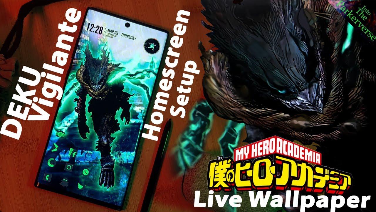 1280x720 MHA Vigilante Wallpaper & Android setup your Homescreen -EP104 (MHA Theme)