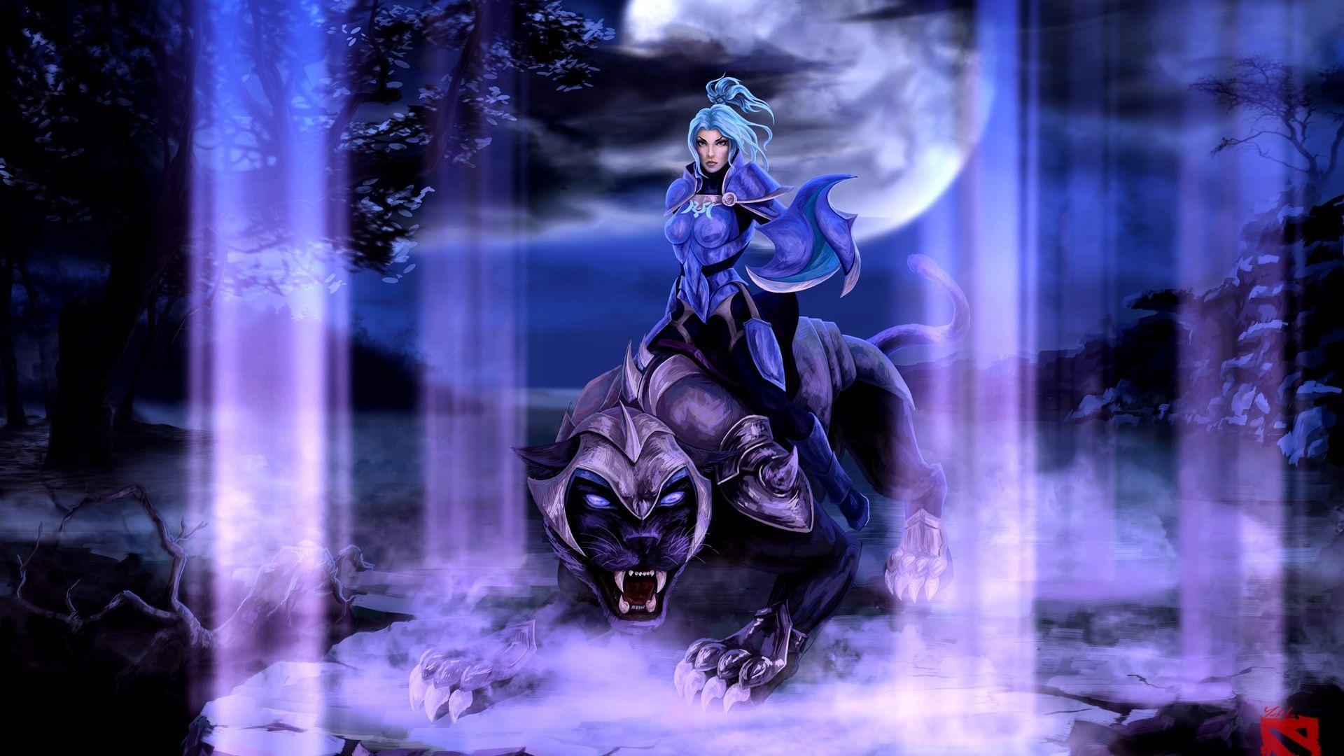 1920x1080 Luna Dota Wallpaper