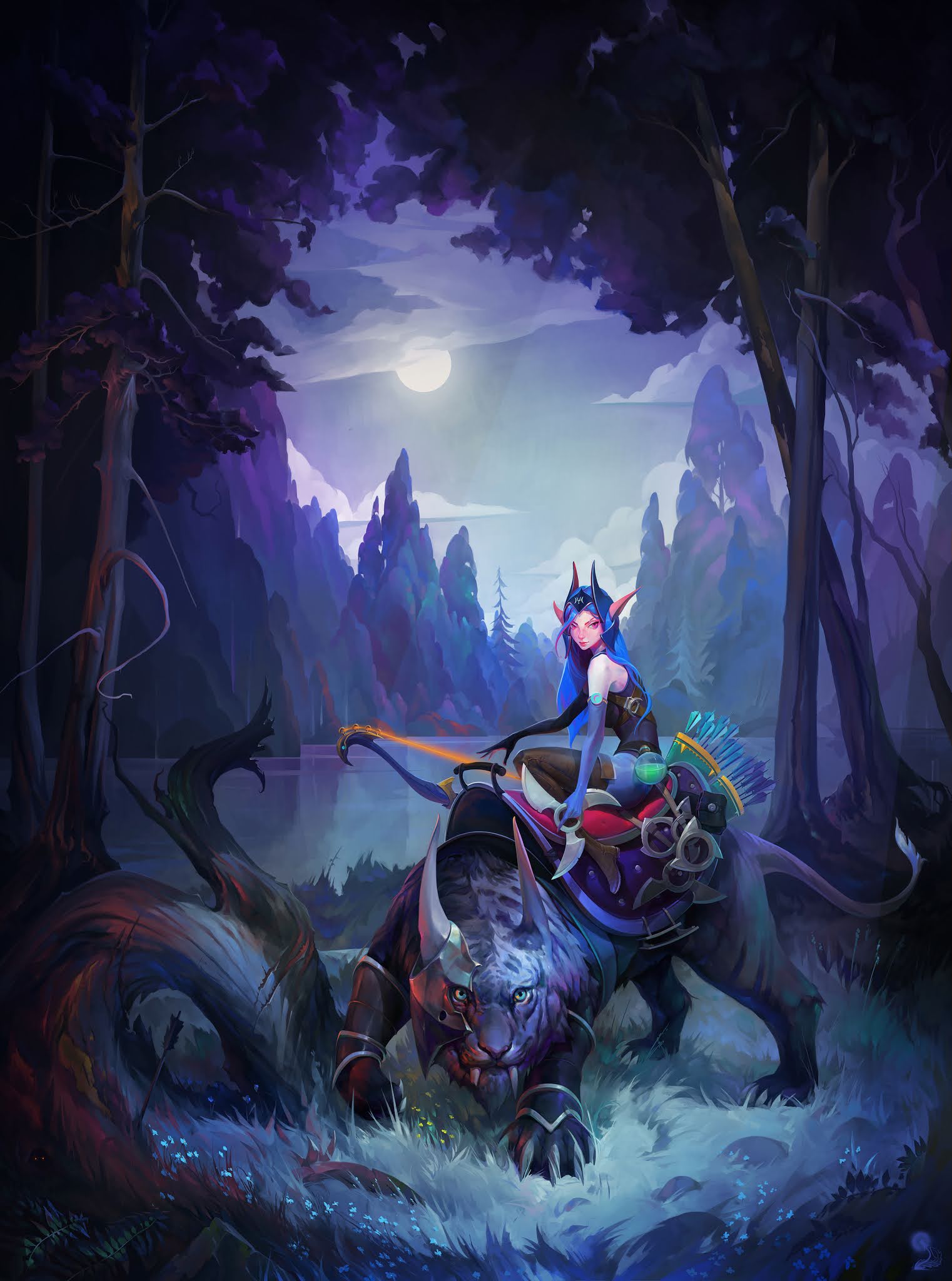 1522x2048 LUNA DOTA 2 WALLPAPER