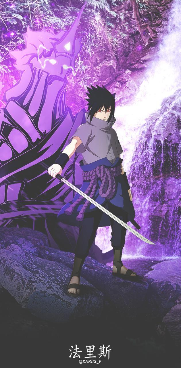 630x1280 Download Sasuke X Susanoo wallpaper by xariis_f now. Browse millions of popular naruto Wallpap. Personagens de anime, Animes boruto, Anime