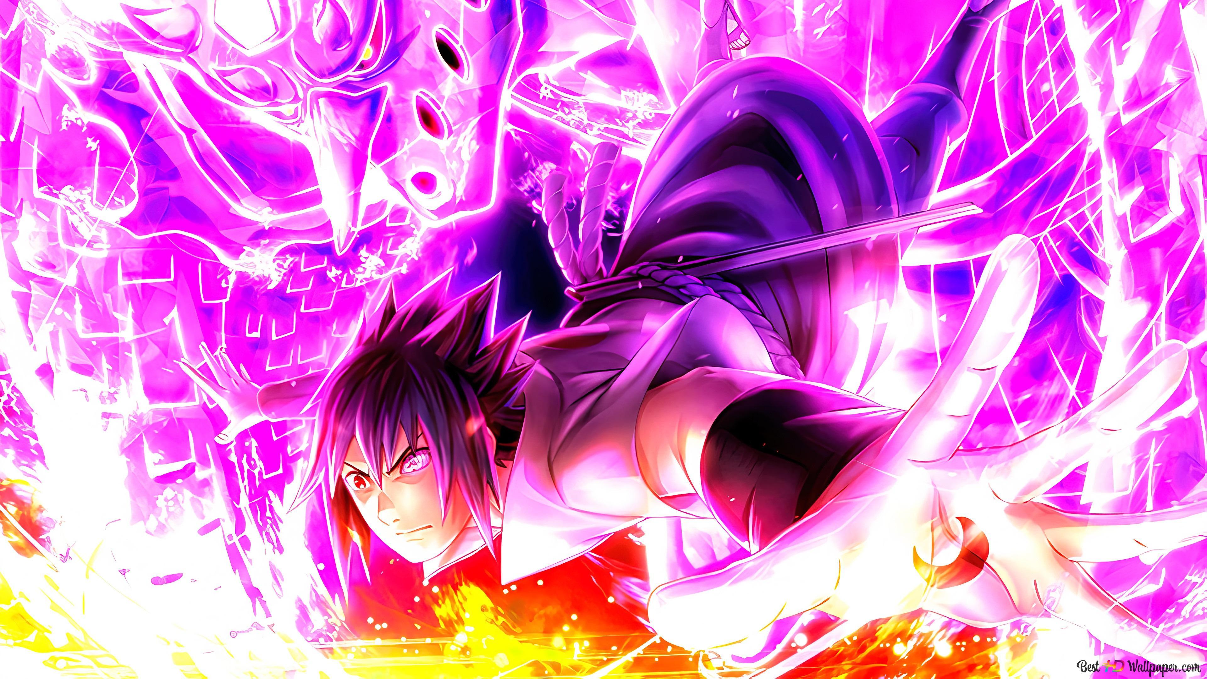 3840x2160 Naruto Shippuden. Sasuke Uchiha Susanoo 4K wallpaper download