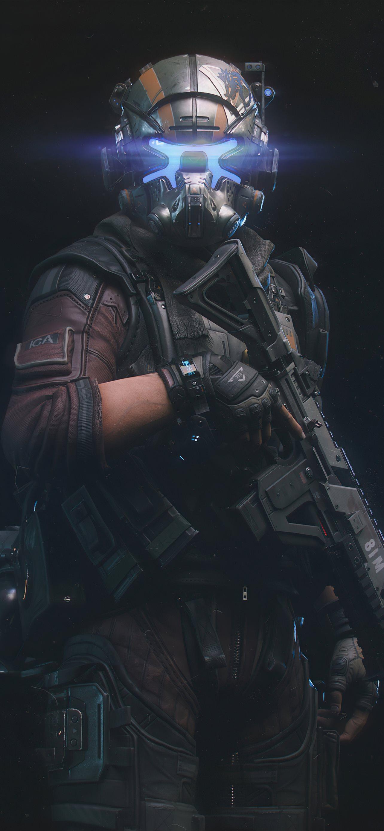 1284x2778 titanfall 2 5k iPhone Wallpaper Free Download