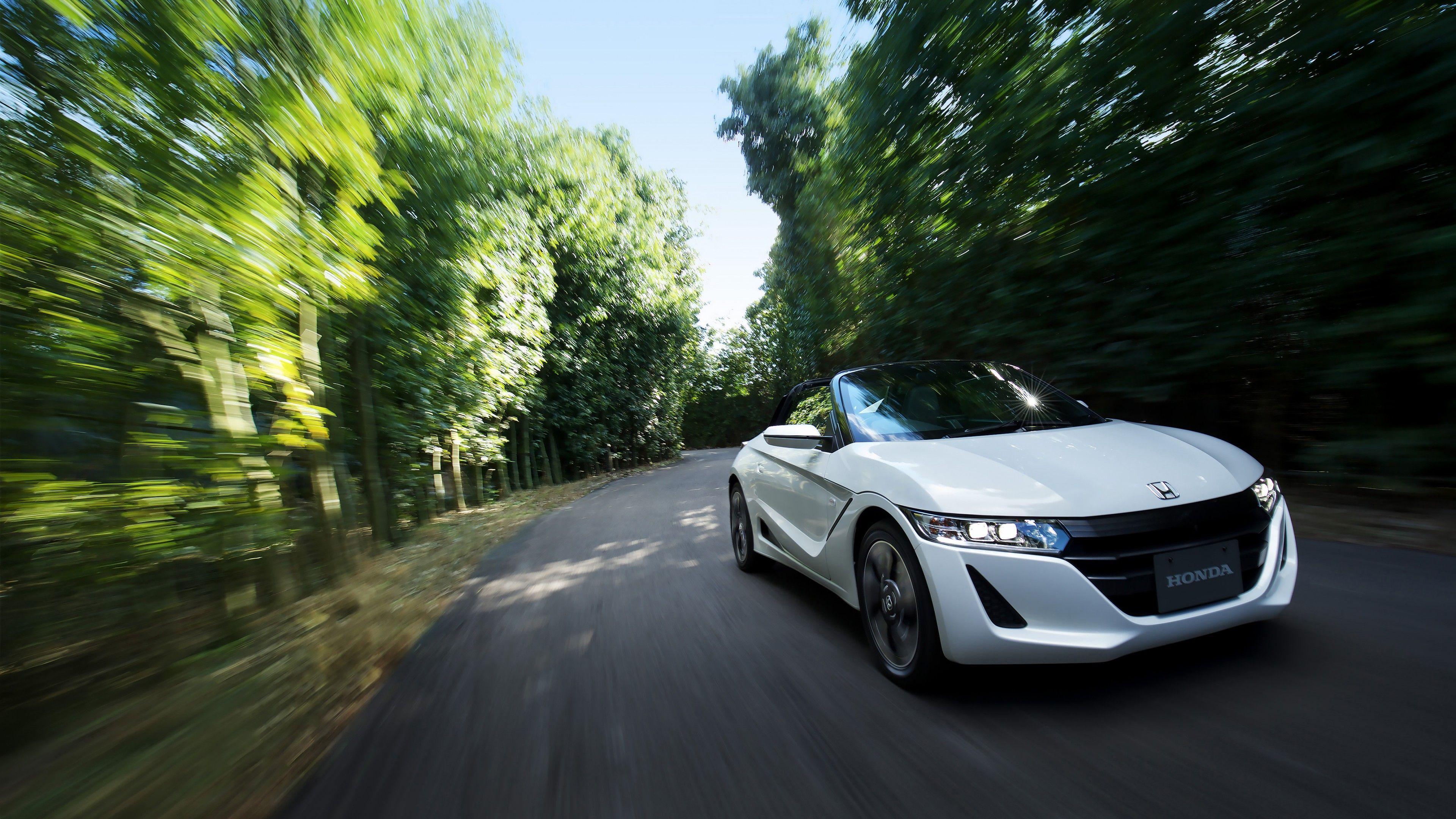 3840x2160 Wallpaper Honda S Concept, white, future car, Tokyo Motor Show