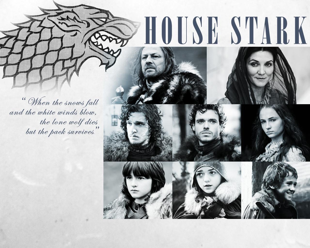 1280x1024 House Stark Wallpaper at Game of Thrones