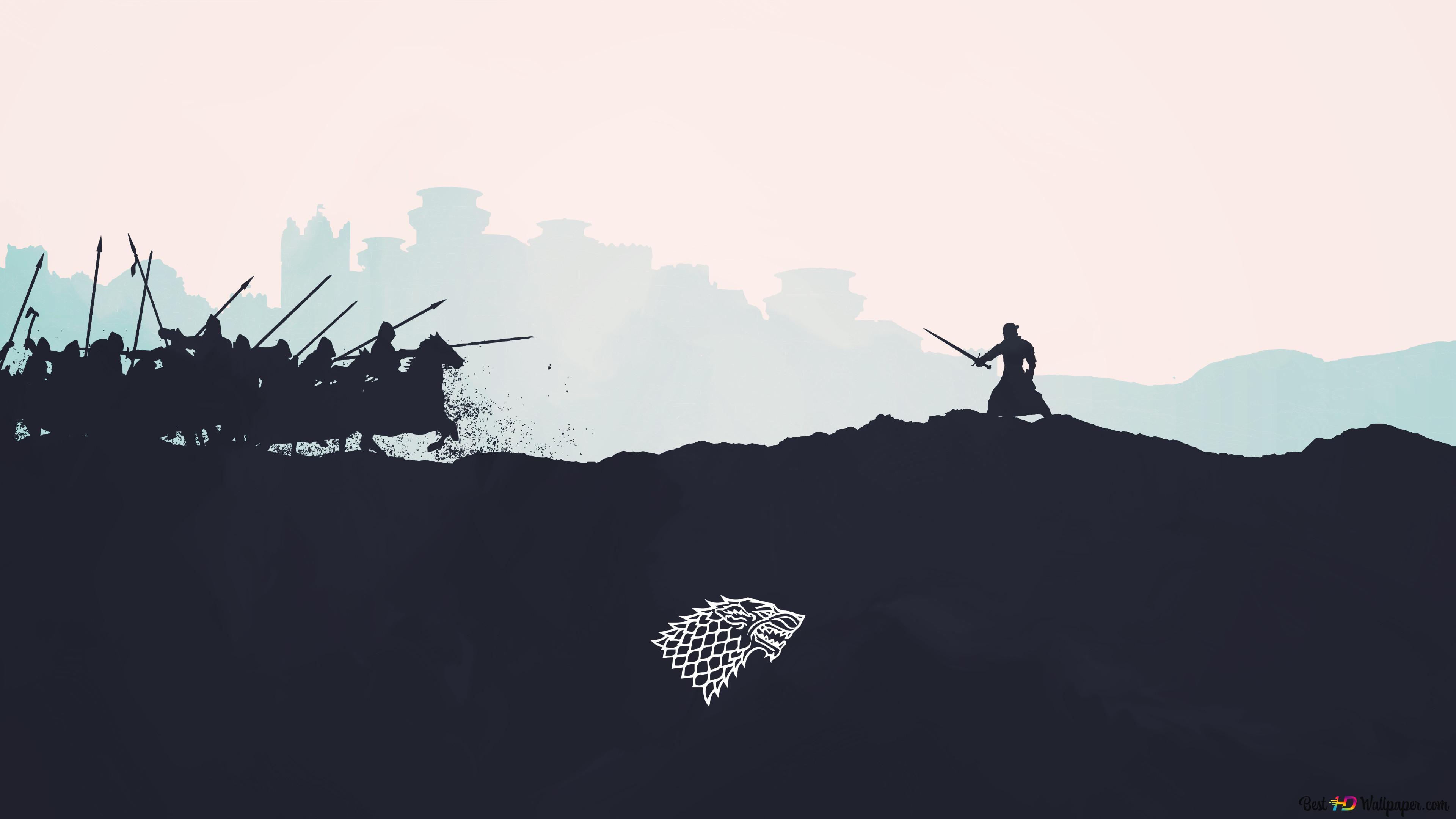 3840x2160 Game of Thrones of Stark 4K wallpaper download