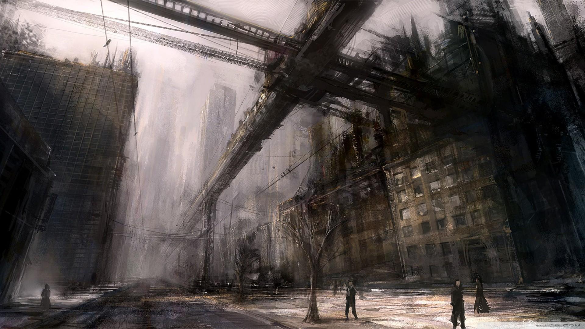 1920x1080 1920x1080 dark city fantasy art artwork wallpaper JPG 546 kB Gallery HD Wallpaper