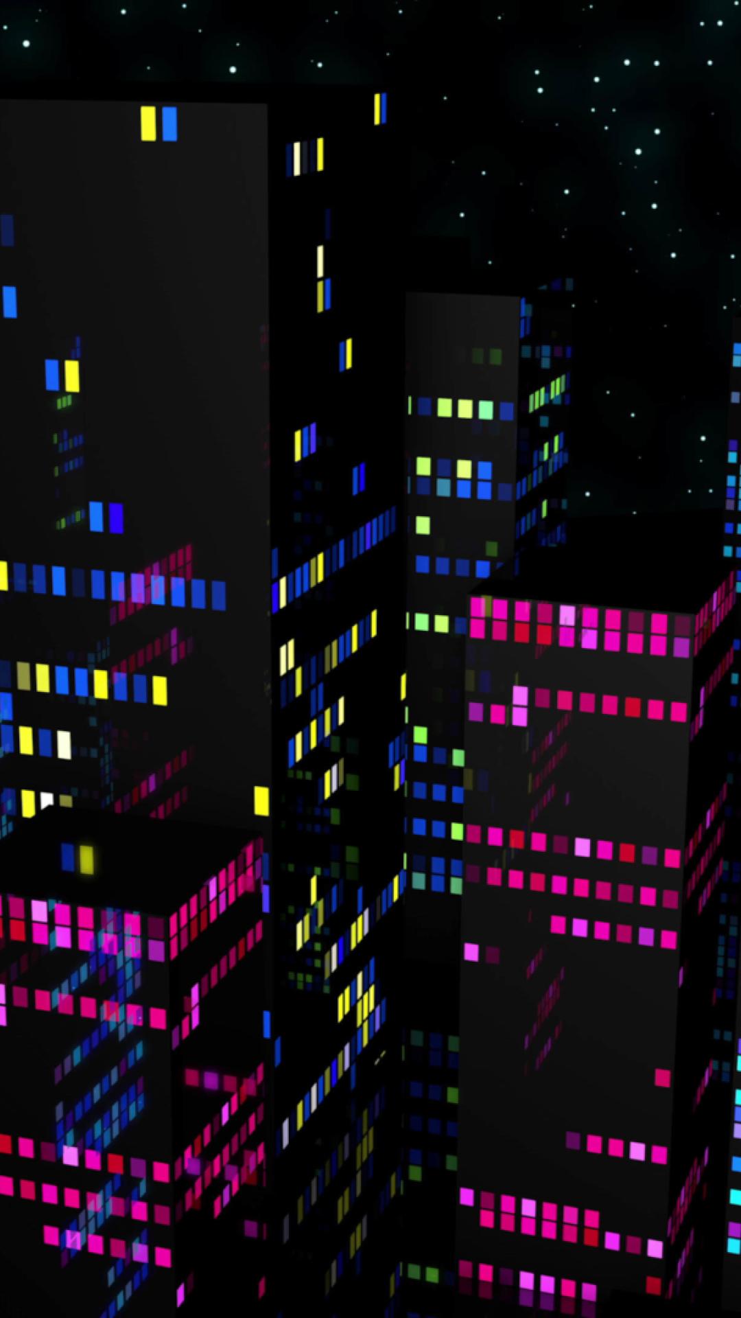 1080x1920 Cyber Dark City Art iPhone 6s, 6 Plus and Pixel XL , One Plus 3t, 5 Wallpaper, HD Fantasy 4K Wallpaper, Image, Photo and Background