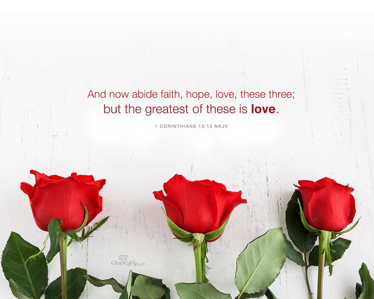 1280x1024 Faith Hope Love Desktop Calendar- Free February Wallpaper