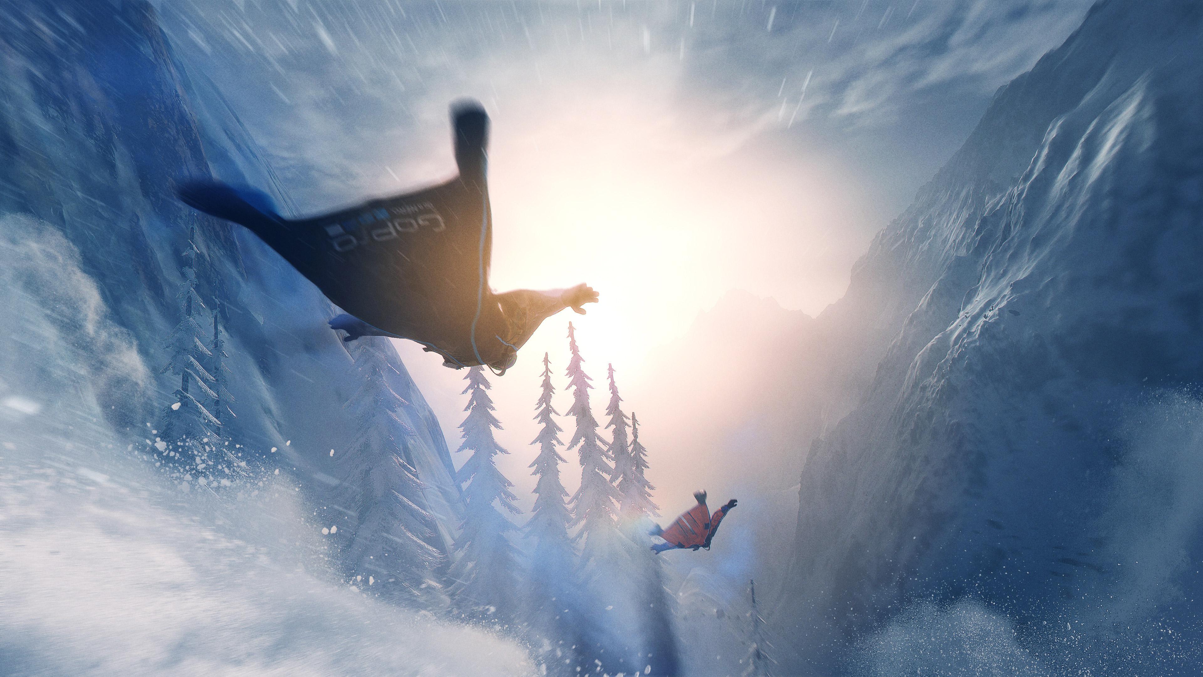 3840x2160 Wingsuit Wallpaper and Background 4K, HD, Dual Screen