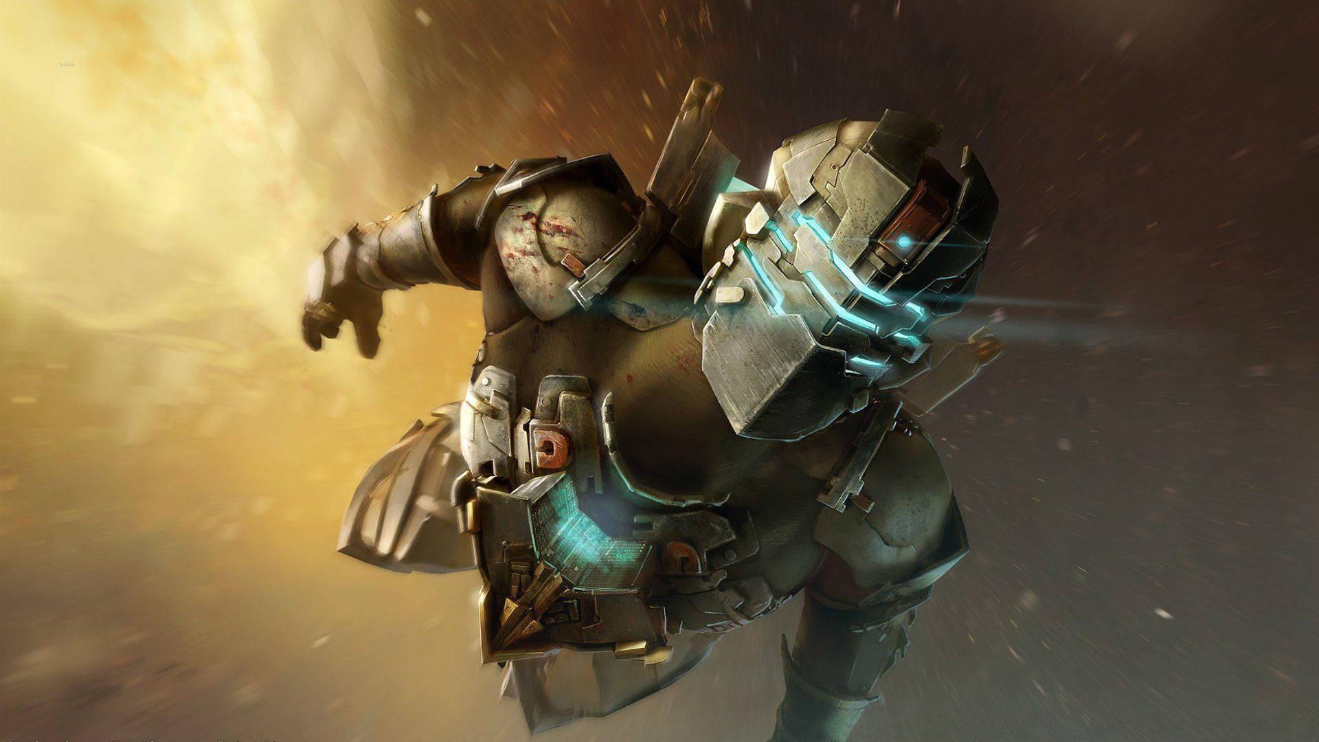 1920x1080 Download Dead Space Flying Isaac In Suit Wallpaper