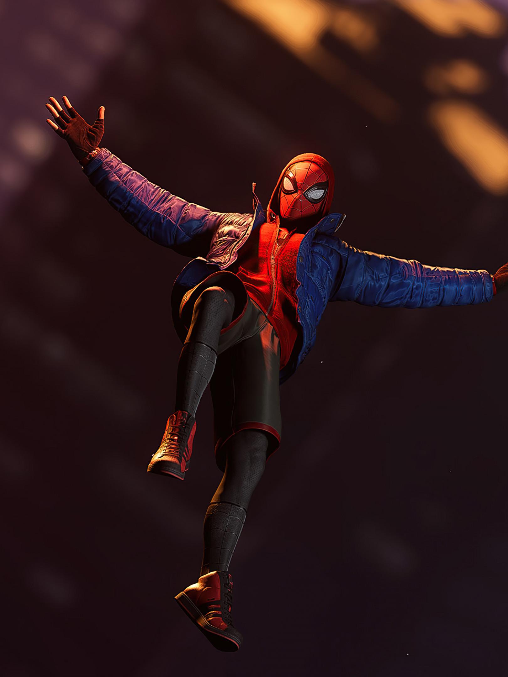 1620x2160 Spider Man Flying Miles Morales 1620x2160 Resolution Wallpaper, HD Games 4K Wallpaper, Image, Photo And Background