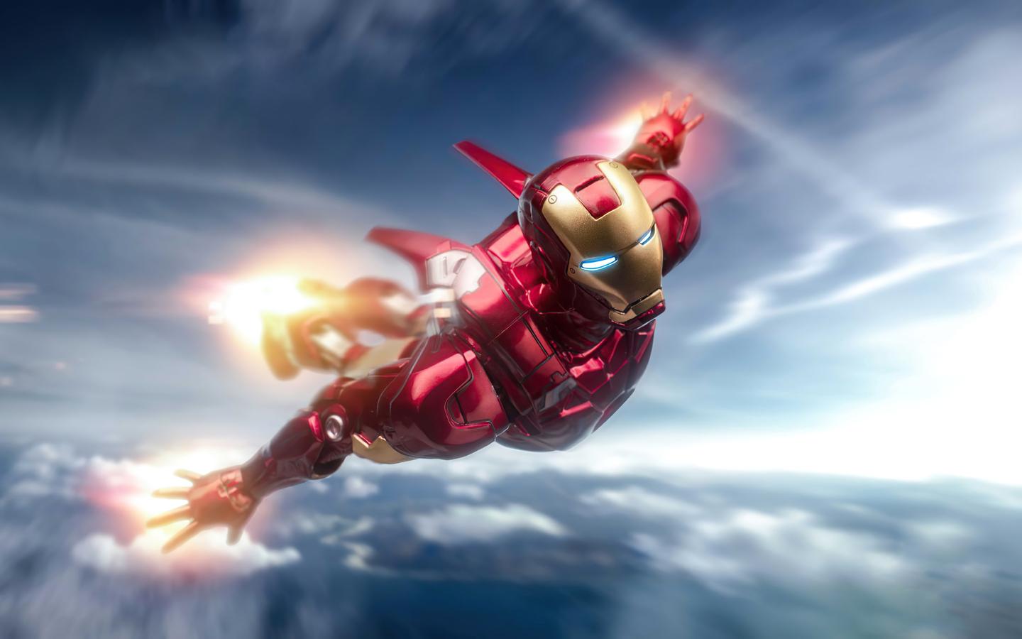 1440x900 Iron Man Flying 5k 1440x900 Resolution HD 4k Wallpaper, Image, Background, Photo and Picture