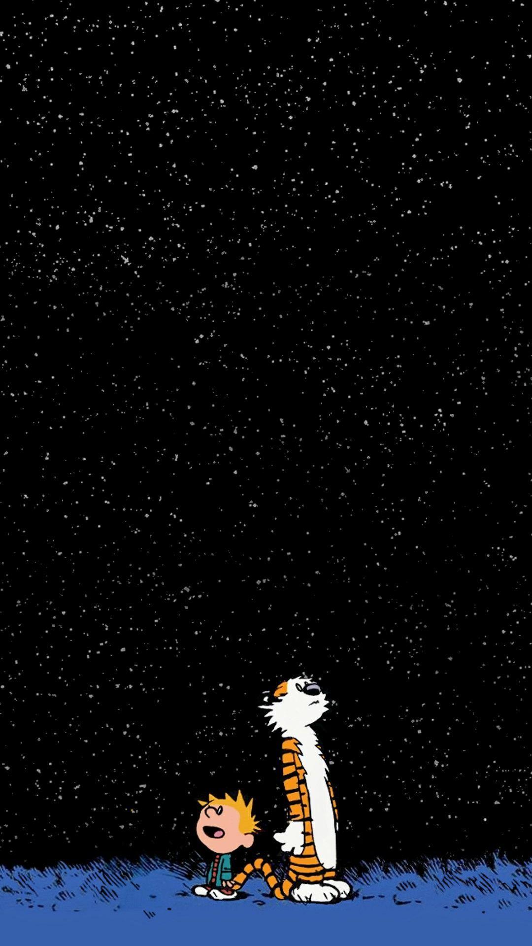 1080x1920 Request Can anyone turn this Calvin and hobbes wallpaper into an