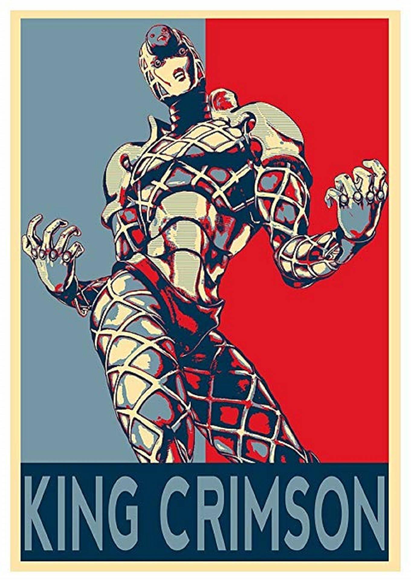 1360x1920 Download King Crimson In Blue And Red Wallpaper