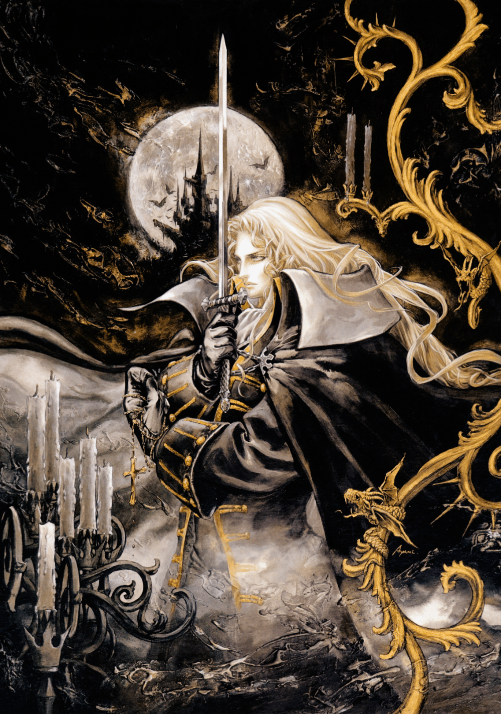 1000x1424 Alucard (Castlevania): Symphony of the Night Wallpaper. Alucard, Art, Poster art