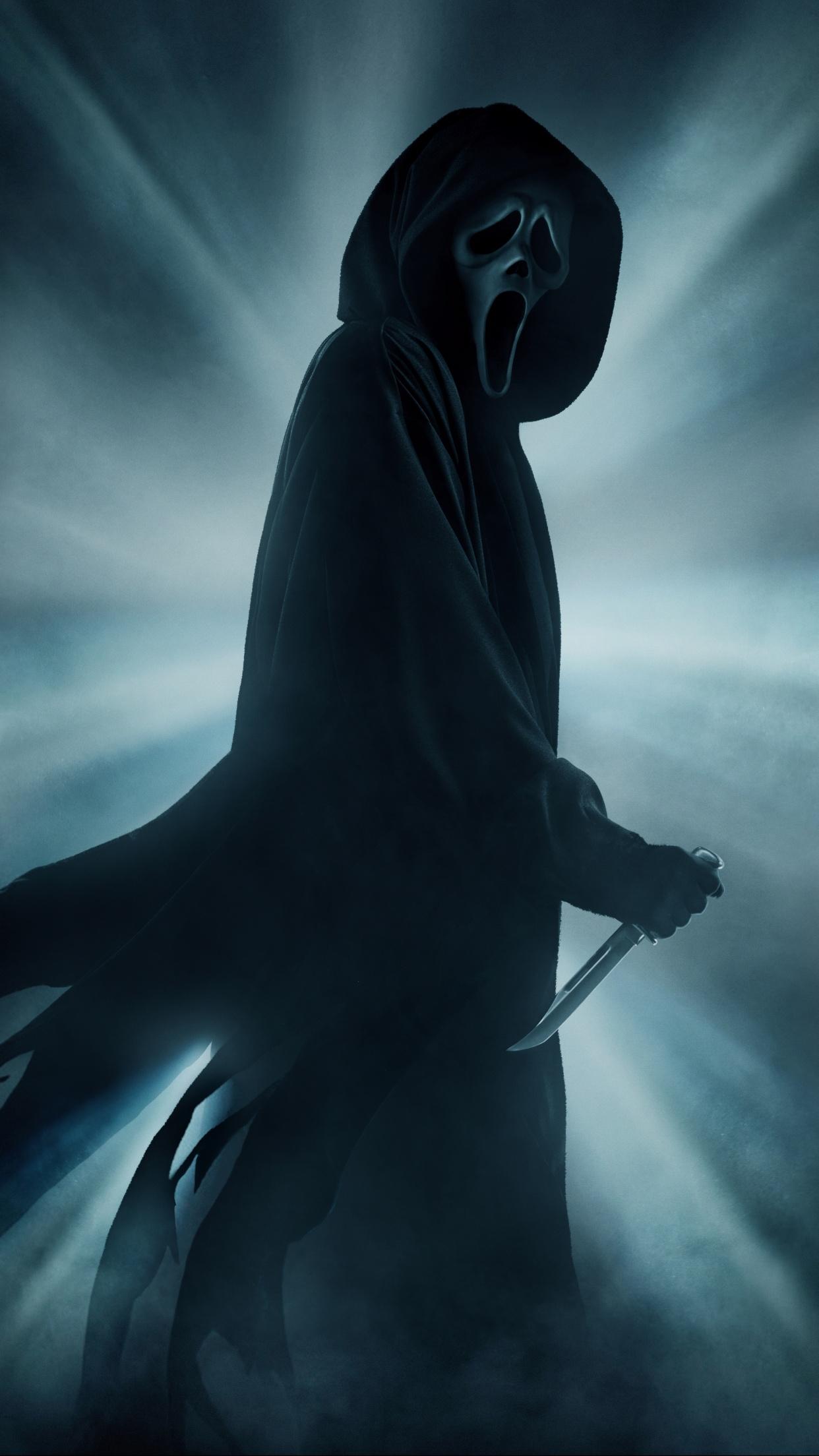 1242x2208 Scream Wallpaper 4K, Ghostface, 2022 Movies, Movies