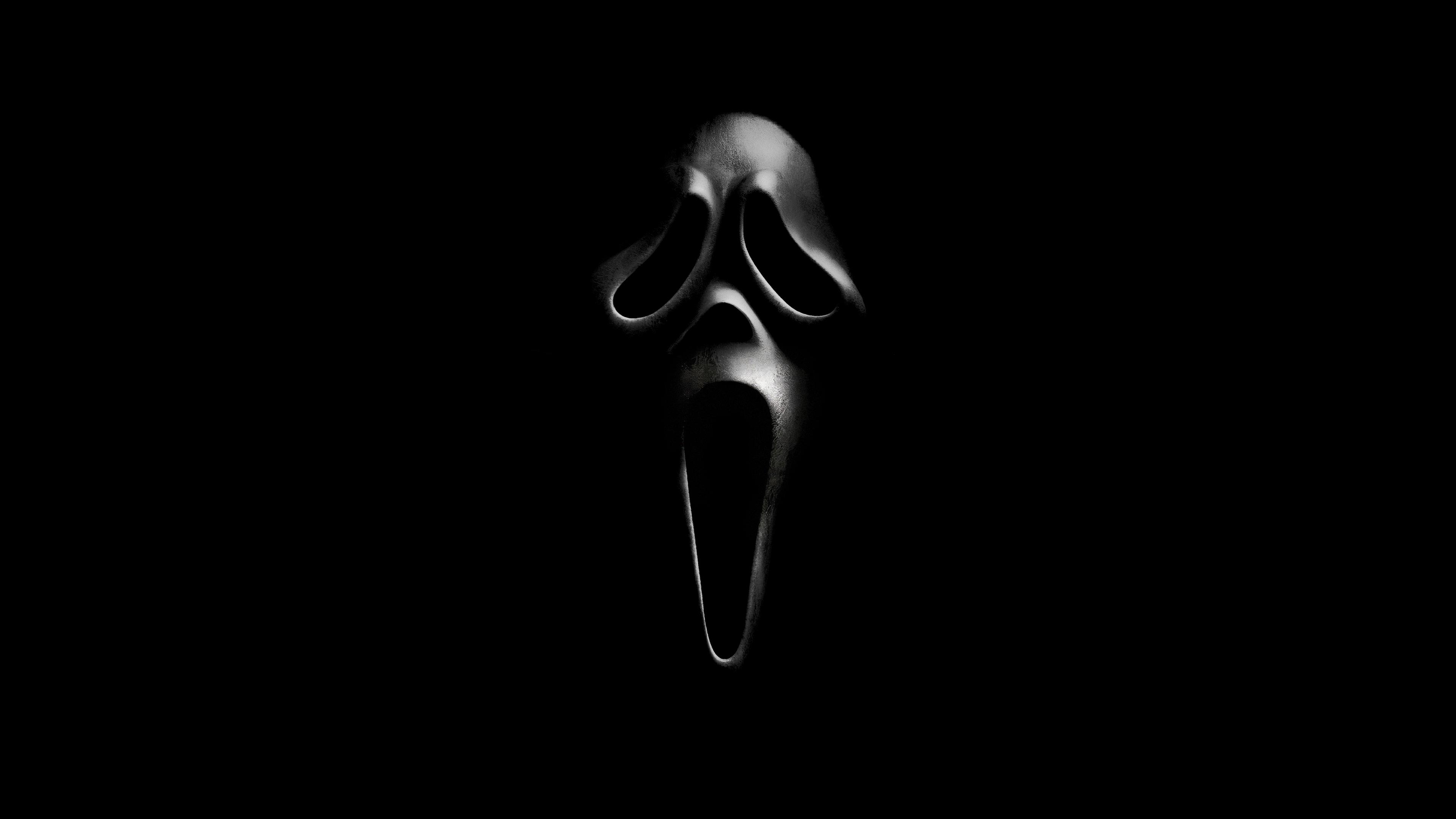 3840x2160 Scream Wallpaper 4K, Ghostface, 2022 Movies, Black Dark