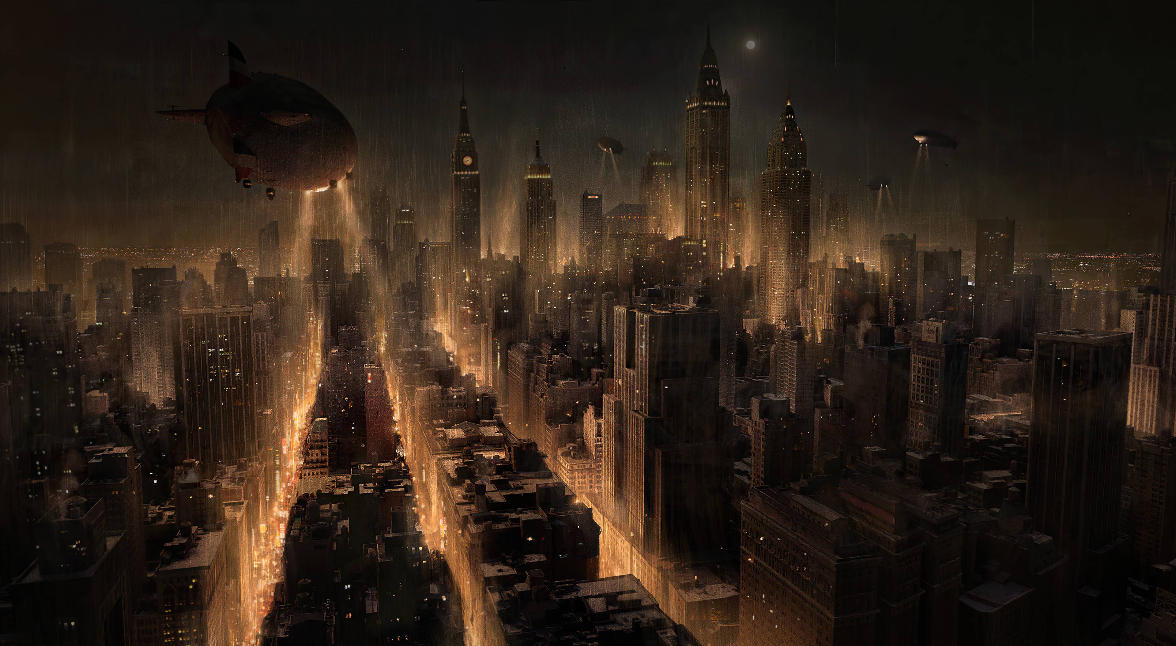 3840x2110 Gotham City Art, HD Tv Shows, 4k Wallpaper, Image, Background, Photo and Picture