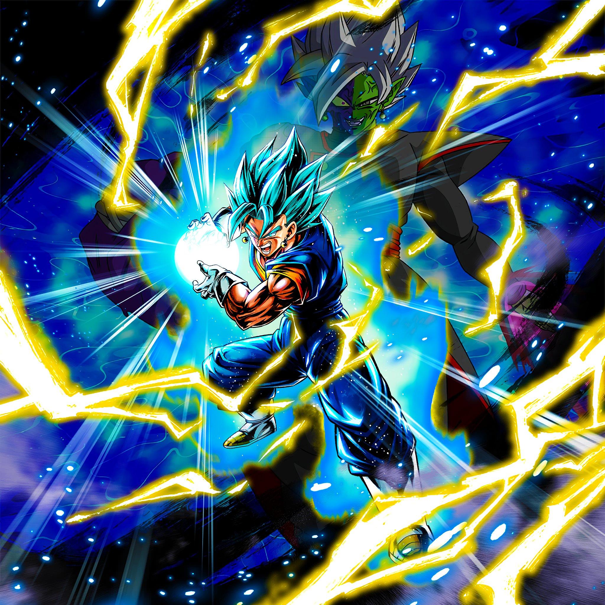 2048x2048 John Limited Super Saiyan God SS Vegito Character Image + 4K PC Wallpaper + 4K Phone Wallpaper #DBLegends #DragonBallLegends #VegitoBlue