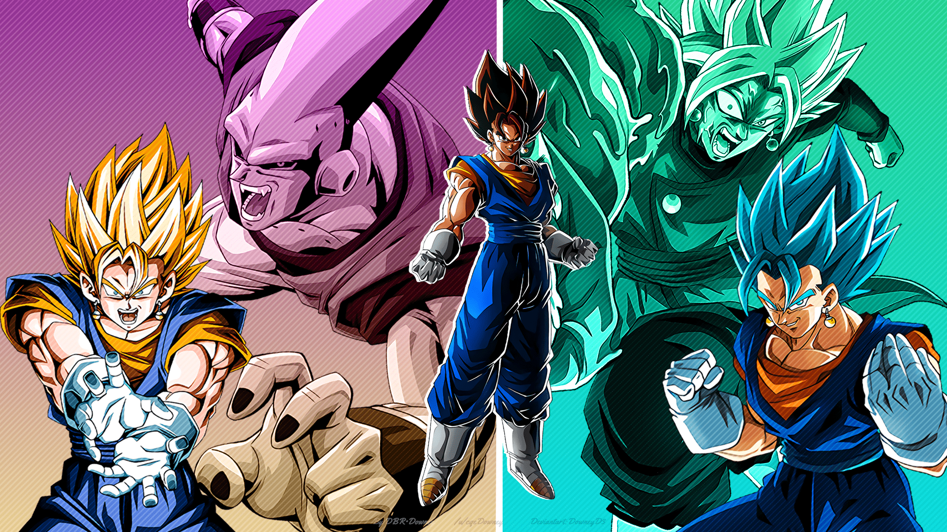 1920x1080 Dragon Ball Z, Zamasu, Vegito, Dragon Ball FighterZ, Dragon Ball, Dragon ball Z Dokkan Battle, Dragon Ball Super, Majin Buu, Vegito Blue Gallery HD Wallpaper