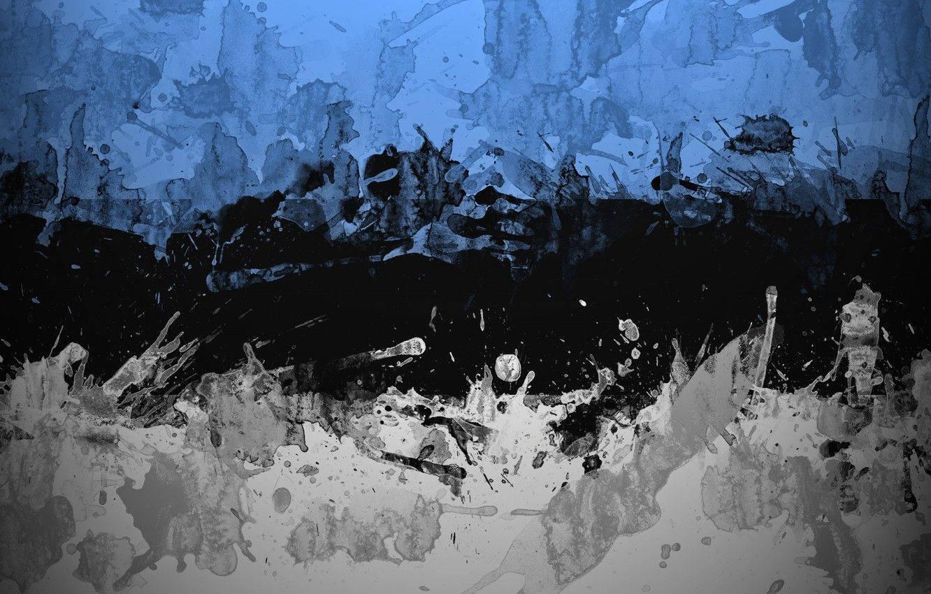 1332x850 Download Estonia Flag With Smeared Paint Wallpaper