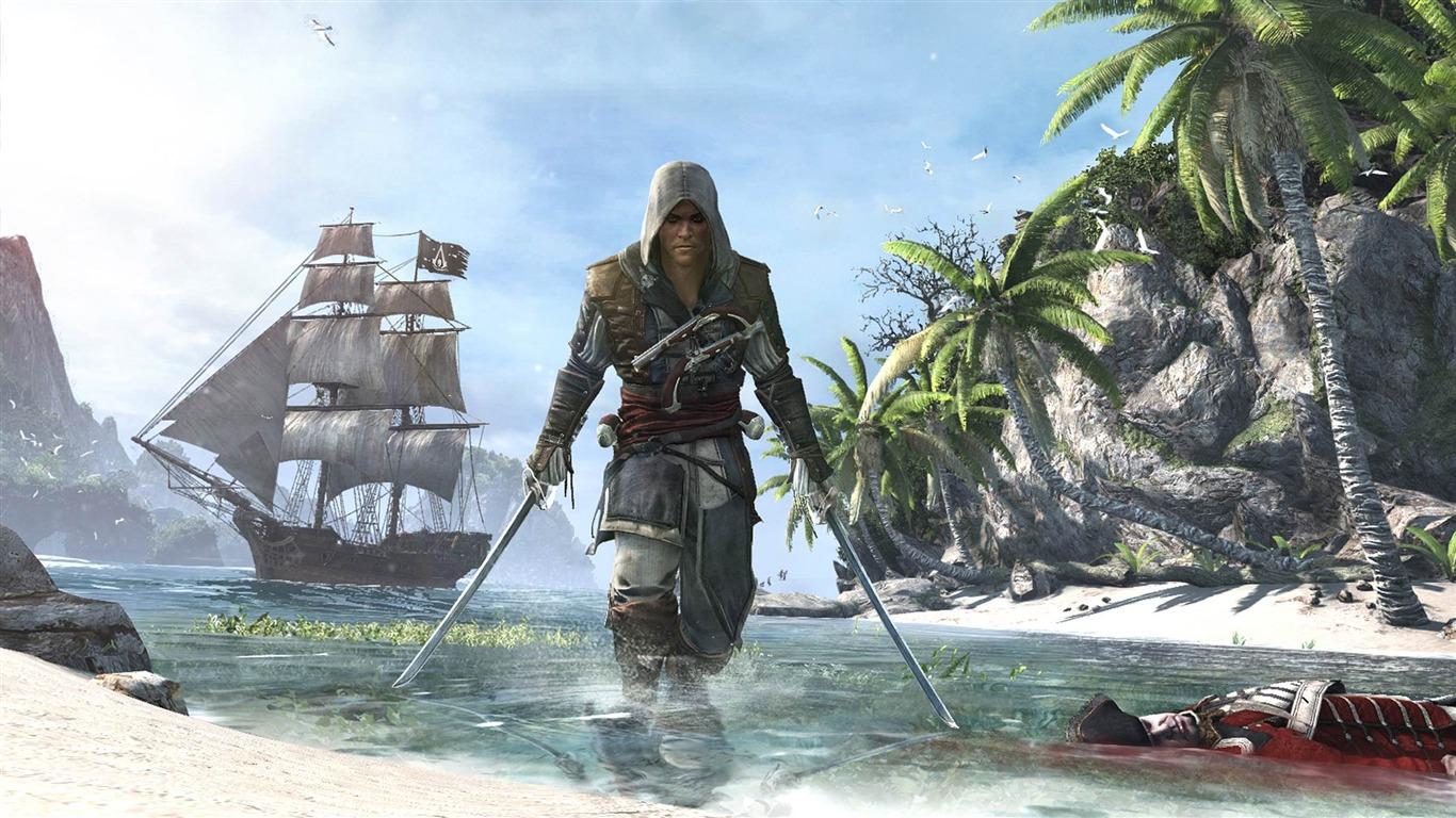 1366x768 Assassins Creed IV Black Flag Game HD Desktop Wallpaper 06