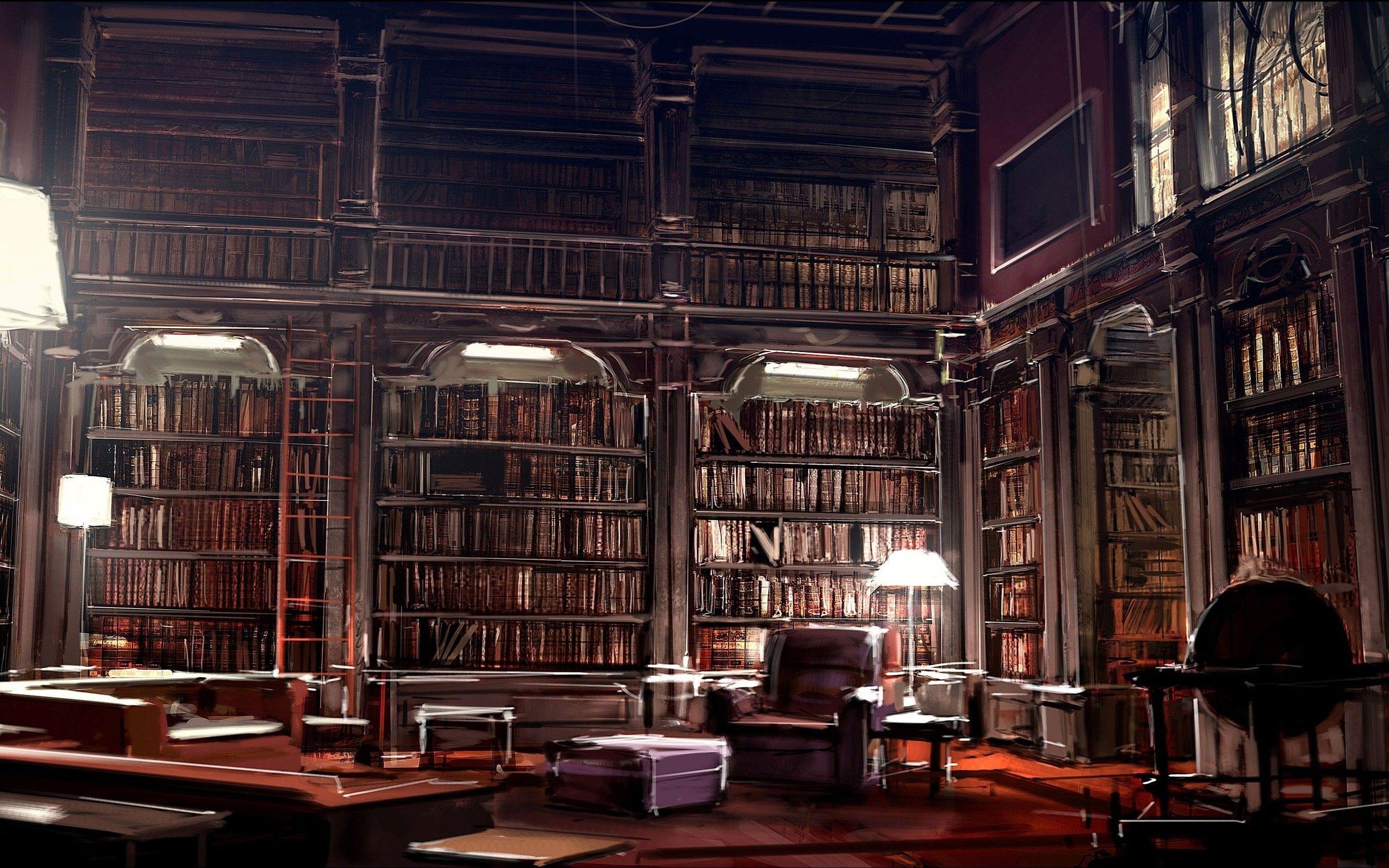 2560x1600 Hogwarts Books Wallpaper