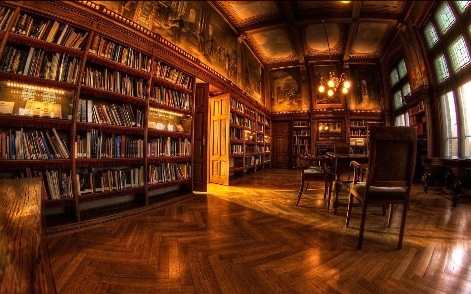 1920x1200 Hogwarts Library Wallpaper
