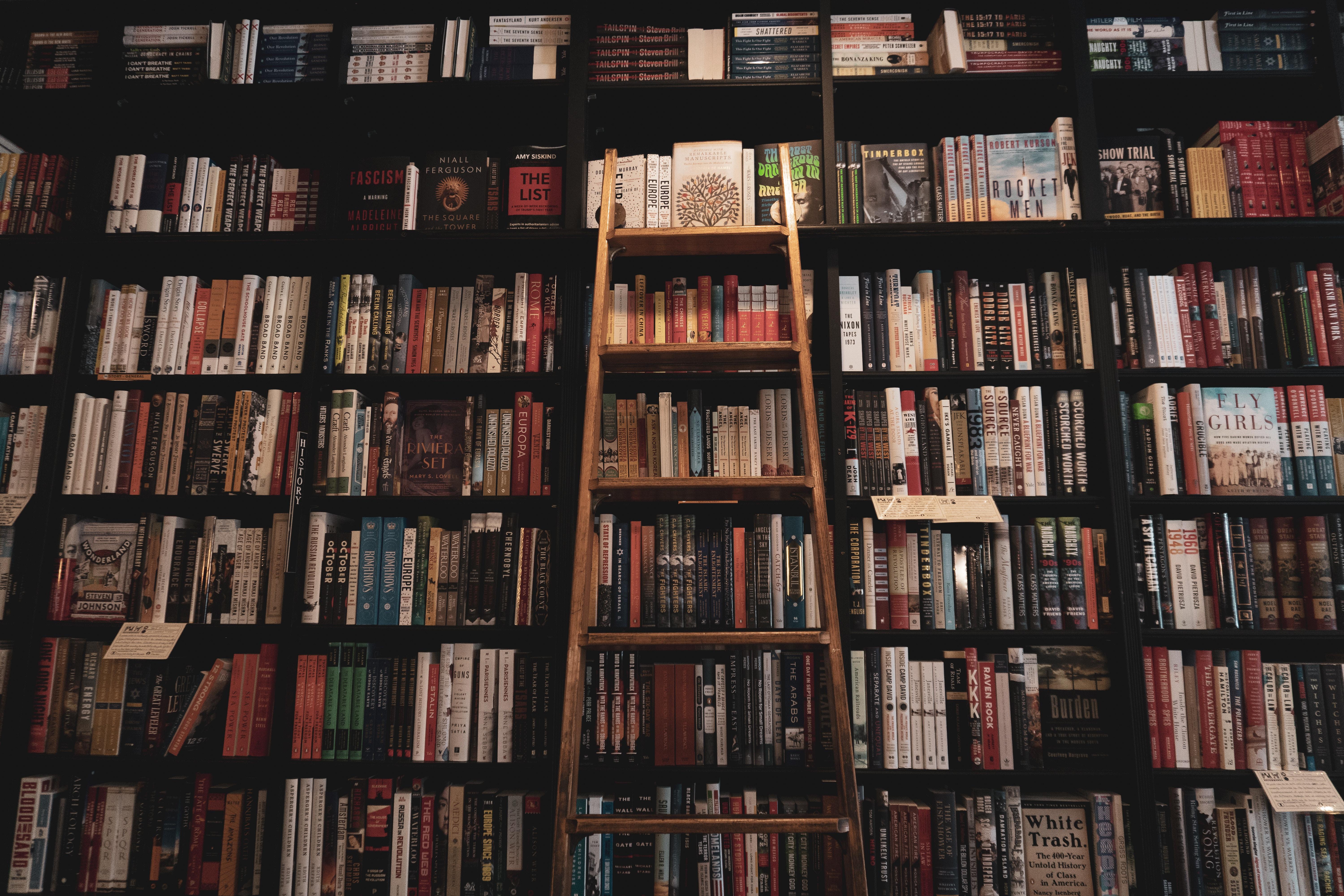 6000x4000 6000x4000 reading, ladder, bookshelf, bookstore, book, PNG image, shelf, library Gallery HD Wallpaper