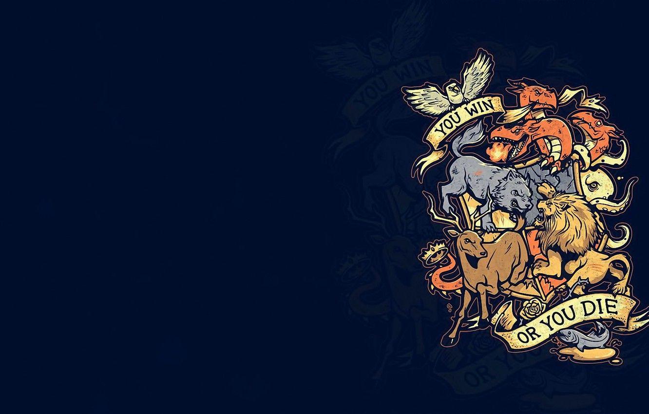 1332x850 Wallpaper animals, motto, Game Of Thrones, Game Of Thrones image