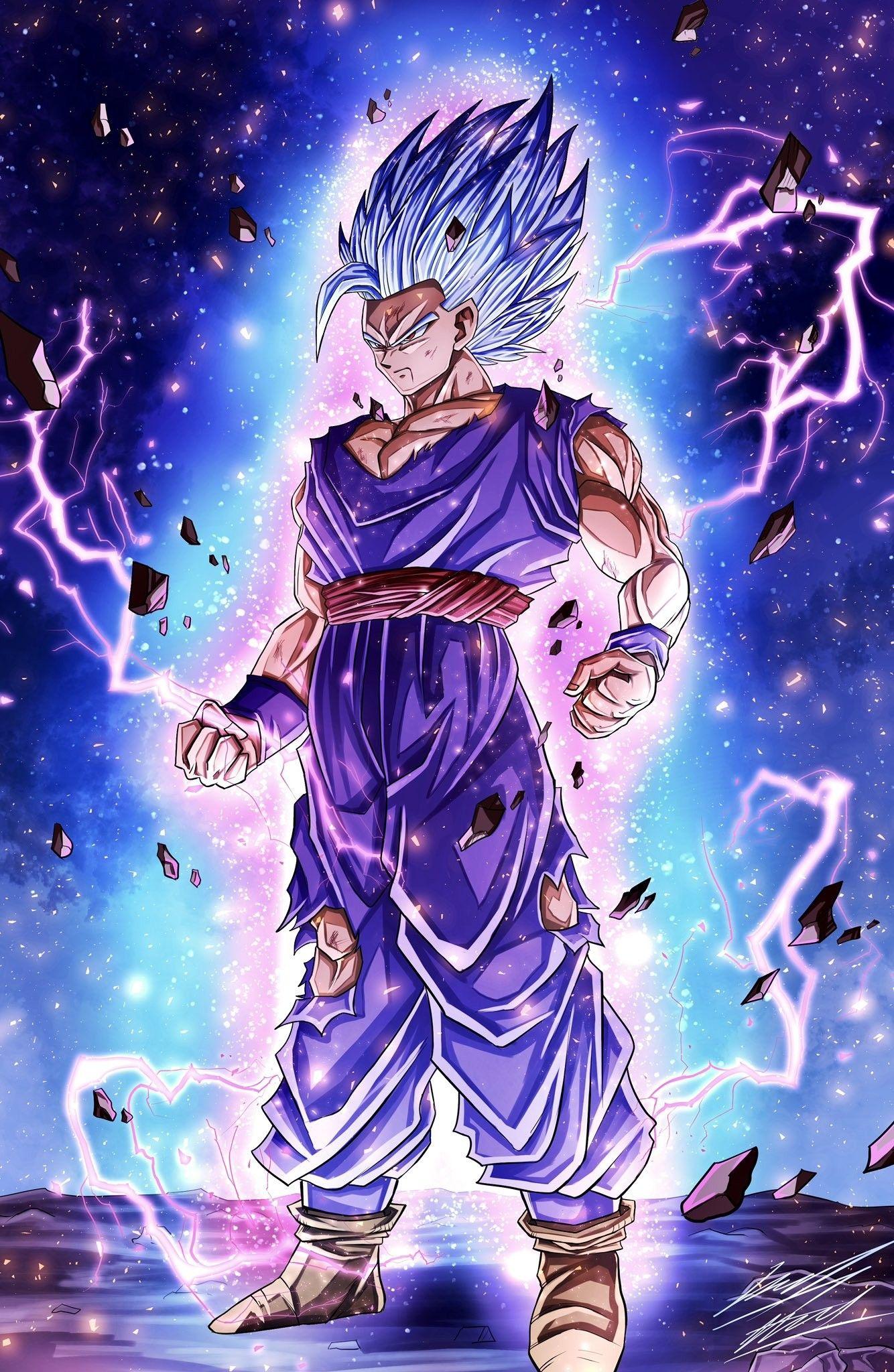 1334x2048 Gohan Beast. Anime dragon ball goku, Dragon ball painting, Anime dragon ball super