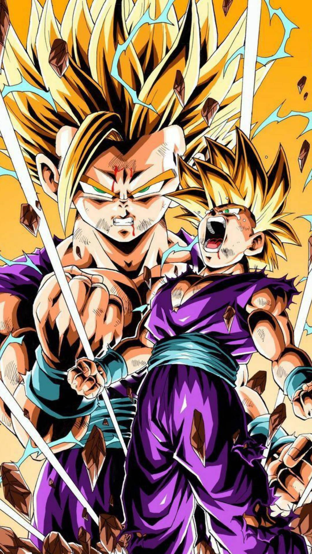 1080x1920 Download Super Saiyan Gohan Dbz 4k Wallpaper