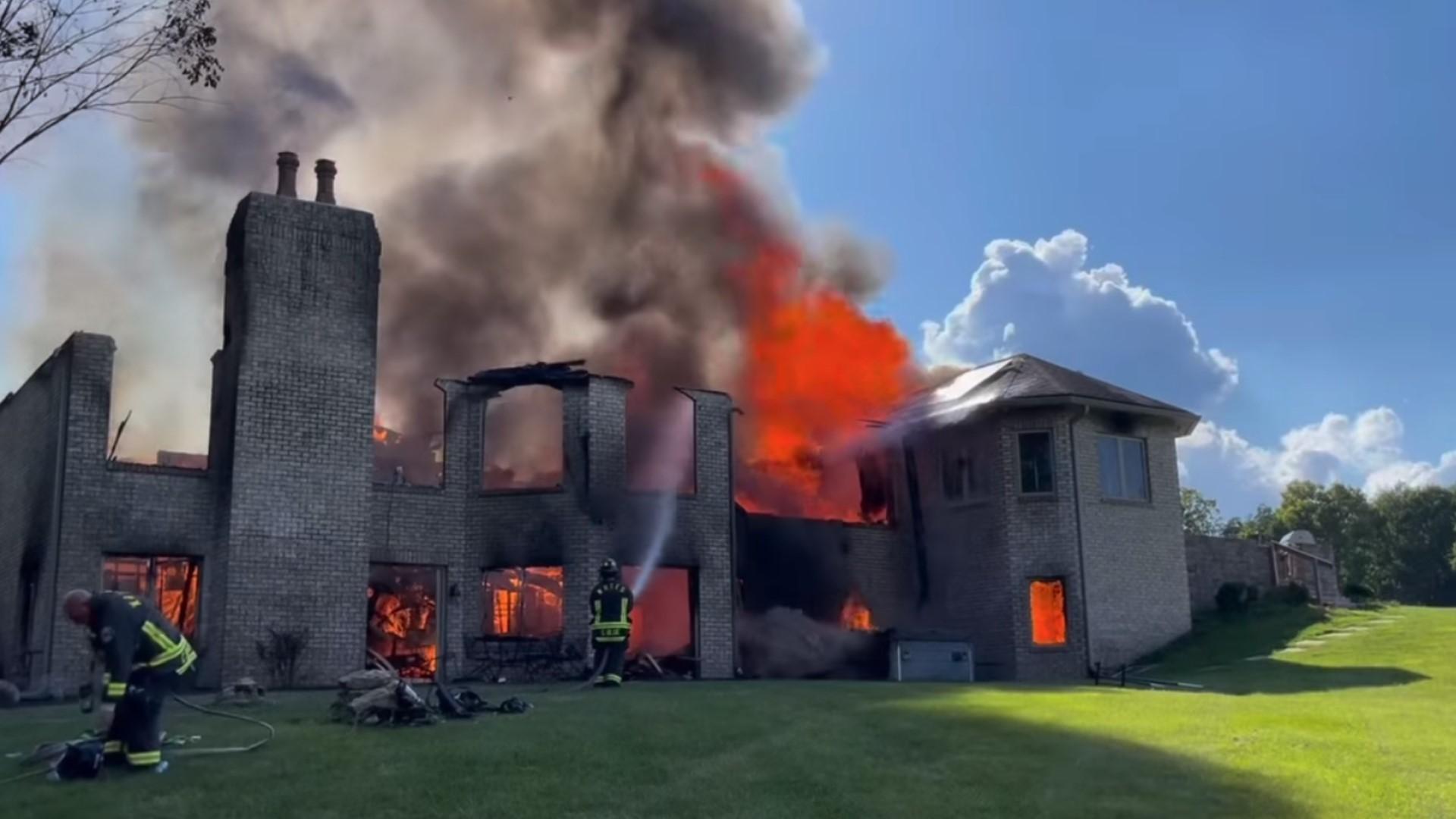 1920x1080 Man critically wounded in massive Bargersville house fire