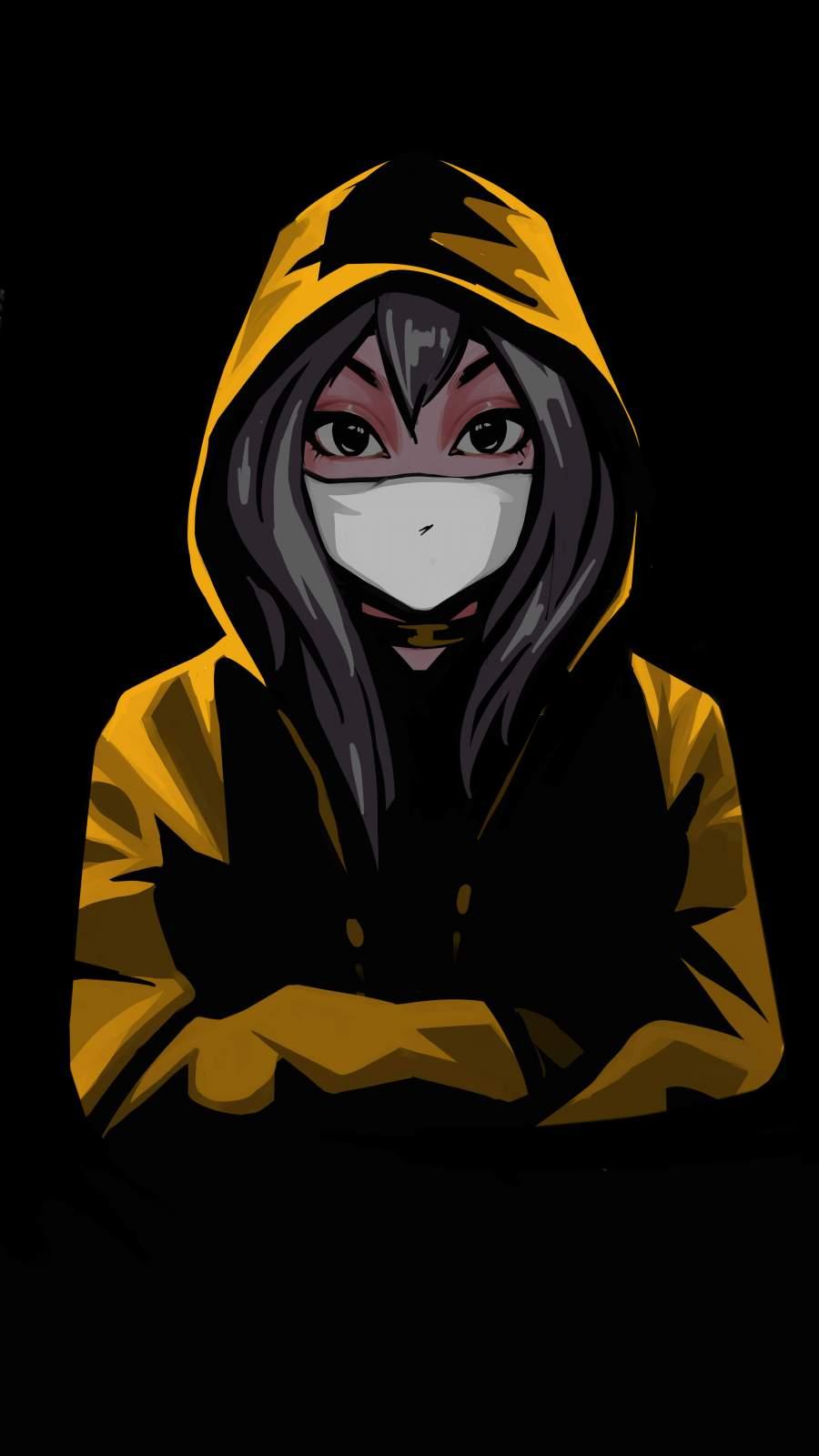 900x1600 Dark Anime Girl Wallpaper : iPhone Wallpaper