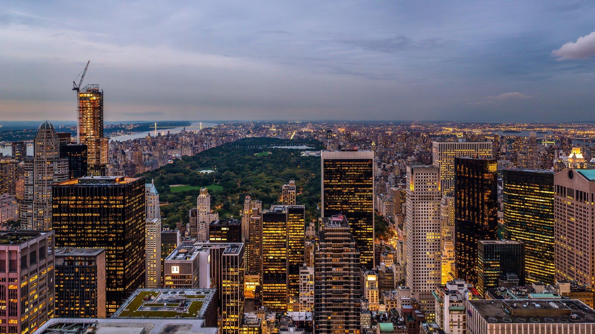 1920x1080 New York City Rockefeller Center HD wallpaper