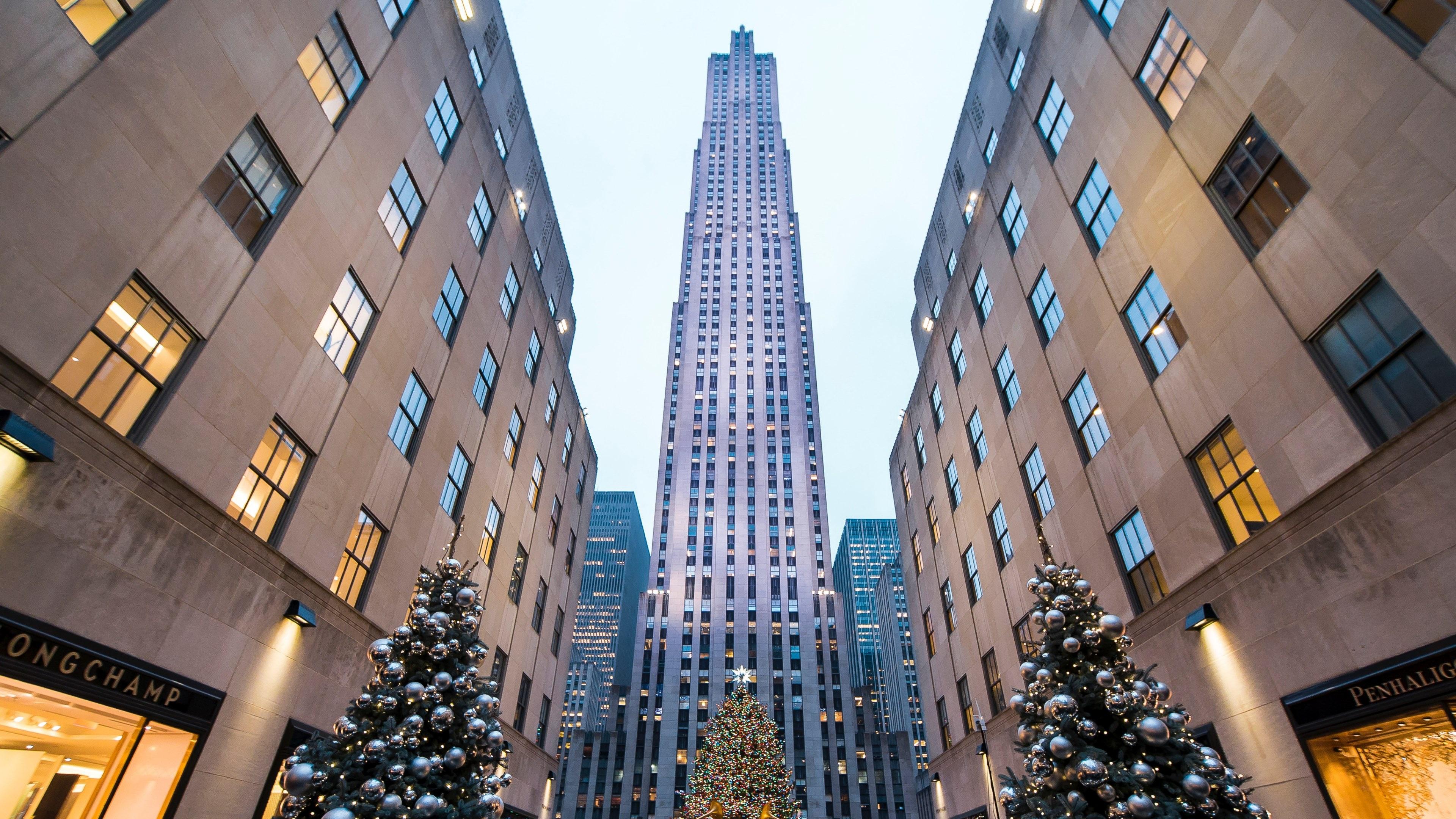 3840x2160 Wallpaper / christmas by rockefeller center 4k wallpaper free download